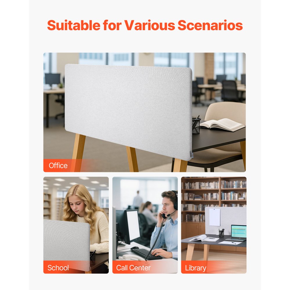 Διαχωριστικό Γραφείου VEVOR, Διαχωριστικό Γραφείου 1524 x 610 mm με Σφιγκτήρα, Διαχωριστικό Πίνακα PET για Θάλαμο, Διαχωριστικό Απορρήτου Σταθμού Εργασίας με 2 Σφιγκτήρες Τύπου C για Γραφείο, Ανθεκτικό Δωμάτιο, Βιβλιοθήκη Διαχωριστικό Γραφείου VEVOR, Διαχωριστικό Γραφείου 1524 x 610 mm με Σφιγκτήρα, Διαχωριστικό Πίνακα PET για Θάλαμο, Διαχωριστικό Απορρήτου Σταθμού Εργασίας με 2 Σφιγκτήρες Τύπου C για Γραφείο, Ανθεκτικό Δωμάτιο, Βιβλιοθήκη