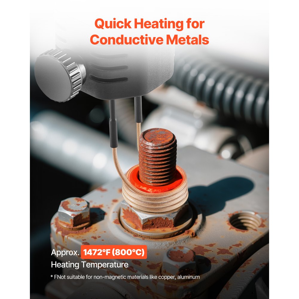 VEVOR 10 τεμάχια μαγνητικό επαγωγικό θερμαντικό πηνίο, αξεσουάρ θερμότητας επαγωγέα, κιτ μίνι θερμαντικού πηνίου με ευελιξία και μεγάλη διάρκεια ζωής, για την αφαίρεση σκουριασμένων μπουλονιών και παξιμαδιών, 8 πηνία + 1 σχήματος U + 1 ελεύθερης διαμόρφωσης VEVOR 10 τεμάχια μαγνητικό επαγωγικό θερμαντικό πηνίο, αξεσουάρ θερμότητας επαγωγέα, κιτ μίνι θερμαντικού πηνίου με ευελιξία και μεγάλη διάρκεια ζωής, για την αφαίρεση σκουριασμένων μπουλονιών και παξιμαδιών, 8 πηνία + 1 σχήματος U + 1 ελεύθερης διαμόρφωσης