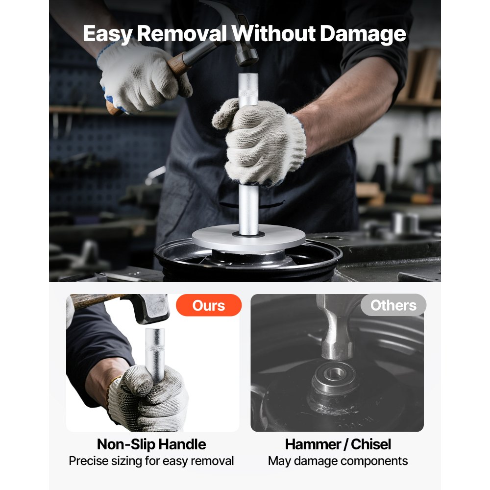 Κιτ Πίεσης Ρουλεμάν VEVOR, 7 τεμάχια, Σετ Κατσαβιδιού Ρουλεμάν και Στεγανοποίησης με 5 Δακτυλίους, Άξονα Λαβής και Ράβδο Επέκτασης, Σετ Εργαλείων Κατσαβιδιού Δακτυλίου, Κιτ Εργαλείων Εγκατάστασης Αφαίρεσης Βαριάς Χρήσης με Θήκη Αποθήκευσης Κιτ Πίεσης Ρουλεμάν VEVOR, 7 τεμάχια, Σετ Κατσαβιδιού Ρουλεμάν και Στεγανοποίησης με 5 Δακτυλίους, Άξονα Λαβής και Ράβδο Επέκτασης, Σετ Εργαλείων Κατσαβιδιού Δακτυλίου, Κιτ Εργαλείων Εγκατάστασης Αφαίρεσης Βαριάς Χρήσης με Θήκη Αποθήκευσης