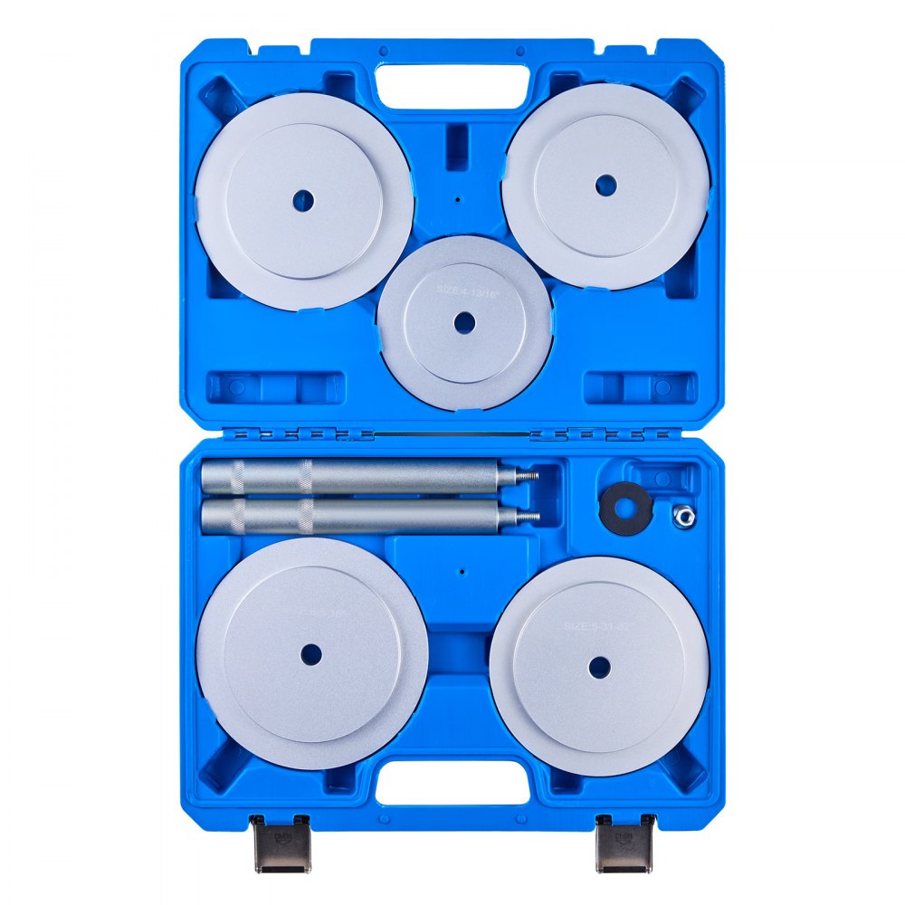 Κιτ Πίεσης Ρουλεμάν VEVOR, 7 τεμάχια, Σετ Κατσαβιδιού Ρουλεμάν και Στεγανοποίησης με 5 Δακτυλίους, Άξονα Λαβής και Ράβδο Επέκτασης, Σετ Εργαλείων Κατσαβιδιού Δακτυλίου, Κιτ Εργαλείων Εγκατάστασης Αφαίρεσης Βαριάς Χρήσης με Θήκη Αποθήκευσης Κιτ Πίεσης Ρουλεμάν VEVOR, 7 τεμάχια, Σετ Κατσαβιδιού Ρουλεμάν και Στεγανοποίησης με 5 Δακτυλίους, Άξονα Λαβής και Ράβδο Επέκτασης, Σετ Εργαλείων Κατσαβιδιού Δακτυλίου, Κιτ Εργαλείων Εγκατάστασης Αφαίρεσης Βαριάς Χρήσης με Θήκη Αποθήκευσης