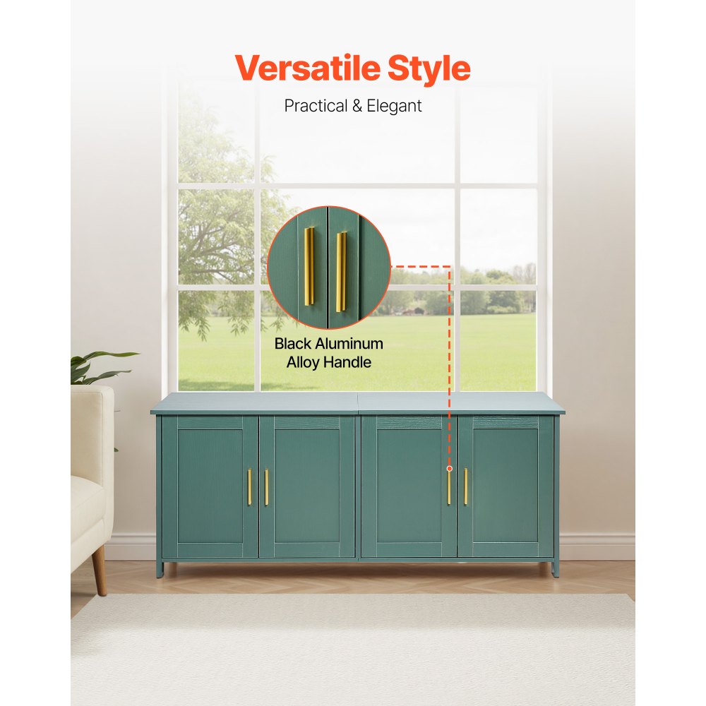 Θήκη άμμου άμμου γάτας VEVOR για πολλές γάτες, Κρυφό ντουλάπι άμμου άμμου 120cm με 4 πόρτες & 2 εισόδους, Εσωτερική τουαλέτα γάτας, Ξύλινο βοηθητικό τραπεζάκι για γατάκια, Ταιριάζει στις περισσότερες αμμολεκάνες, Πράσινο Θήκη άμμου άμμου γάτας VEVOR για πολλές γάτες, Κρυφό ντουλάπι άμμου άμμου 120cm με 4 πόρτες & 2 εισόδους, Εσωτερική τουαλέτα γάτας, Ξύλινο βοηθητικό τραπεζάκι για γατάκια, Ταιριάζει στις περισσότερες αμμολεκάνες, Πράσινο