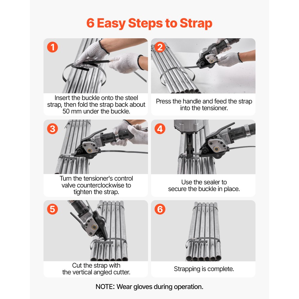 Πνευματική μηχανή δεσίματος χάλυβα VEVOR, δύναμη εφελκυσμού 8500 N, εργαλείο δεσίματος μετάλλου, εντατήρας και κοπτικό στεγανοποιητικό για μεταλλική ταινία πλάτους 32 mm, πρέσα βαρέως τύπου για συσκευασία υψηλής εφελκυσμού Πνευματική μηχανή δεσίματος χάλυβα VEVOR, δύναμη εφελκυσμού 8500 N, εργαλείο δεσίματος μετάλλου, εντατήρας και κοπτικό στεγανοποιητικό για μεταλλική ταινία πλάτους 32 mm, πρέσα βαρέως τύπου για συσκευασία υψηλής εφελκυσμού