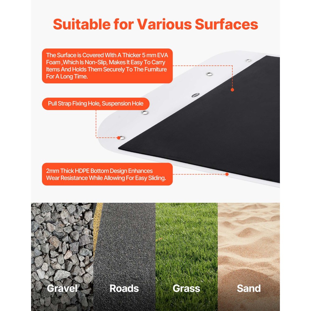 Έλκηθρο VEVOR Yard Drag Sled, 280 x 101,5 cm, 725kg βαρέως τύπου, Ανεμόπτερο PE με σχοινιά και καλώδιο έλξης, Διπλής χρήσης για ψάρεμα καυσόξυλων στον πάγο, Συμβατό με ATV, UTV και τρακτέρ Έλκηθρο VEVOR Yard Drag Sled, 280 x 101,5 cm, 725kg βαρέως τύπου, Ανεμόπτερο PE με σχοινιά και καλώδιο έλξης, Διπλής χρήσης για ψάρεμα καυσόξυλων στον πάγο, Συμβατό με ATV, UTV και τρακτέρ