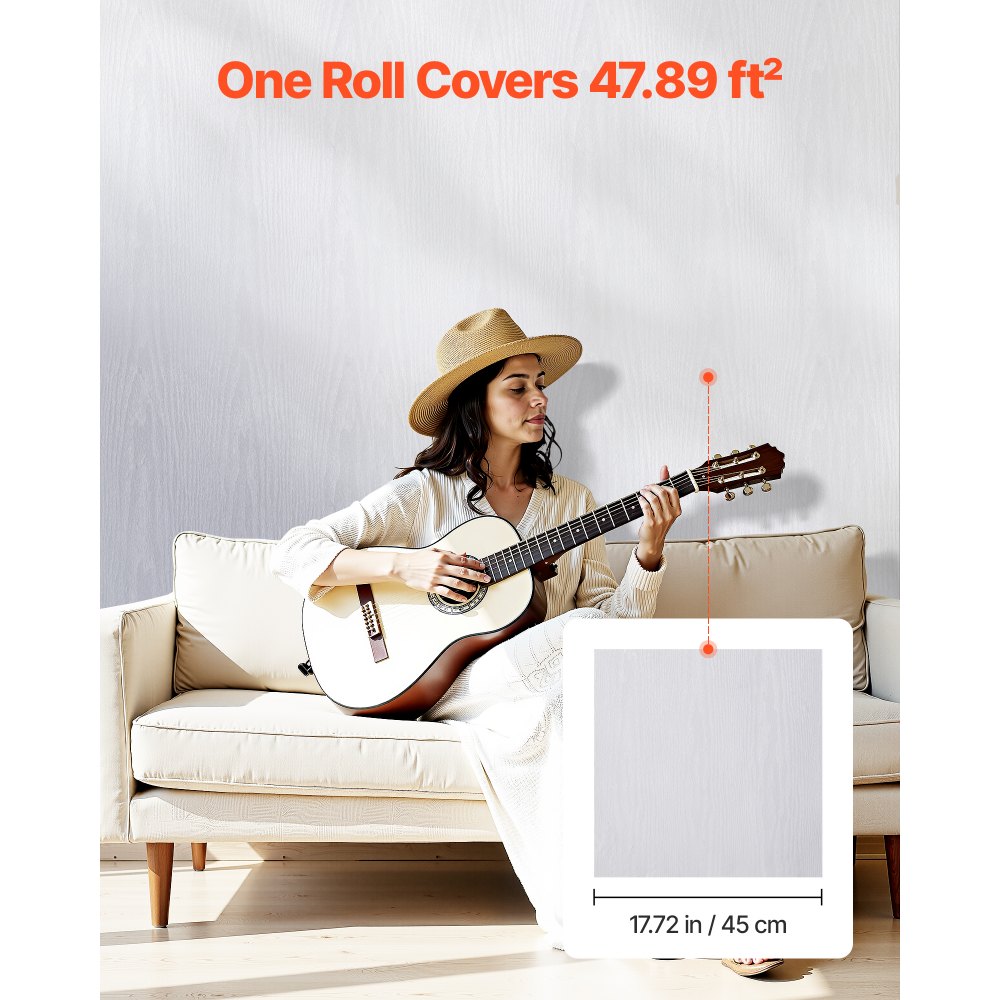 Ταπετσαρία τοίχου VEVOR Peel and Stick, 45cm x 10m Χαρτί επαφής λευκό ξύλου, αδιάβροχο, αυτοκόλλητο, εύκολο στον καθαρισμό και την αποκόλληση διακοσμητικό τοίχου βινυλίου ρολό για υπνοδωμάτιο, κουζίνα, γραφείο, μπάνιο, γραφείο Ταπετσαρία τοίχου VEVOR Peel and Stick, 45cm x 10m Χαρτί επαφής λευκό ξύλου, αδιάβροχο, αυτοκόλλητο, εύκολο στον καθαρισμό και την αποκόλληση διακοσμητικό τοίχου βινυλίου ρολό για υπνοδωμάτιο, κουζίνα, γραφείο, μπάνιο, γραφείο