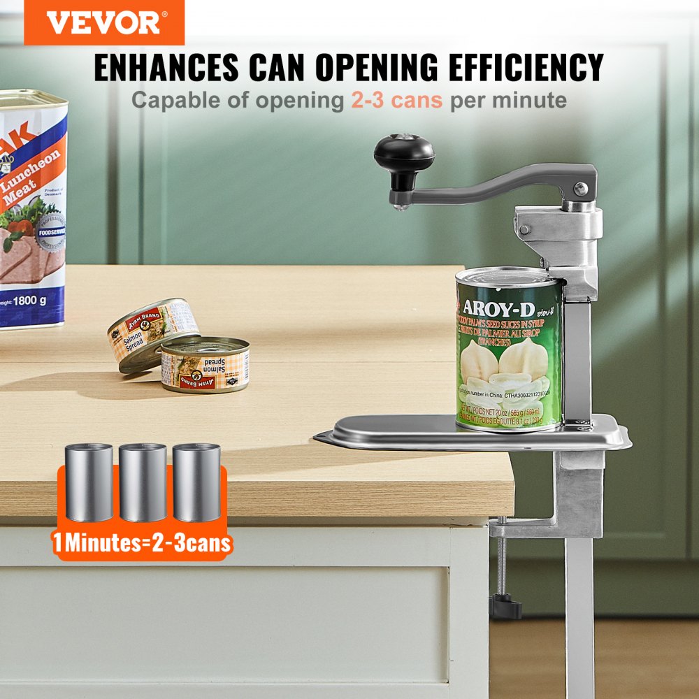 Ανοιχτήρι κονσερβών VEVOR Επαγγελματικό, Ανοιχτήρι κονσερβών βαρέως τύπου χειροκίνητο επιτραπέζιο για κονσέρβες ύψους έως 400 mm, Ανοιχτήρια κονσερβών ρυθμιζόμενου ύψους που στερεώνονται με βίδες και σφιγκτήρα τραπεζιού, για εστιατόριο, ξενοδοχείο και κατάστημα τροφίμων Ανοιχτήρι κονσερβών VEVOR Επαγγελματικό, Ανοιχτήρι κονσερβών βαρέως τύπου χειροκίνητο επιτραπέζιο για κονσέρβες ύψους έως 400 mm, Ανοιχτήρια κονσερβών ρυθμιζόμενου ύψους που στερεώνονται με βίδες και σφιγκτήρα τραπεζιού, για εστιατόριο, ξενοδοχείο και κατάστημα τροφίμων