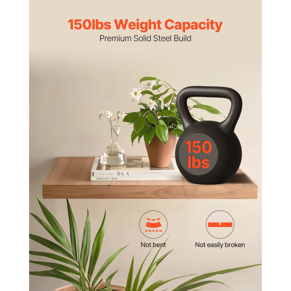 Βάσεις πλωτών ραφιών VEVOR 2 τεμάχια, 150 λίβρες/68 kg χωρητικότητα βάρους, 16x6,2x1,5 ίντσες / 406,4x157,4x38,1 mm, Βάση στήριξης κρυφών ραφιών βαρέως τύπου, Αόρατη βάση στήριξης πλωτών ραφιών για τοποθέτηση σε τοίχο Βάσεις πλωτών ραφιών VEVOR 2 τεμάχια, 150 λίβρες/68 kg χωρητικότητα βάρους, 16x6,2x1,5 ίντσες / 406,4x157,4x38,1 mm, Βάση στήριξης κρυφών ραφιών βαρέως τύπου, Αόρατη βάση στήριξης πλωτών ραφιών για τοποθέτηση σε τοίχο