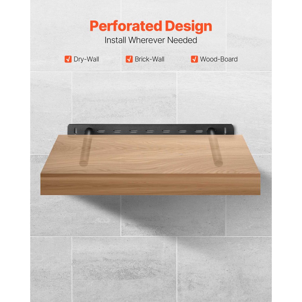 Βάσεις πλωτών ραφιών VEVOR 2 τεμάχια, 150 λίβρες/68 kg χωρητικότητα βάρους, 16x6,2x1,5 ίντσες / 406,4x157,4x38,1 mm, Βάση στήριξης κρυφών ραφιών βαρέως τύπου, Αόρατη βάση στήριξης πλωτών ραφιών για τοποθέτηση σε τοίχο Βάσεις πλωτών ραφιών VEVOR 2 τεμάχια, 150 λίβρες/68 kg χωρητικότητα βάρους, 16x6,2x1,5 ίντσες / 406,4x157,4x38,1 mm, Βάση στήριξης κρυφών ραφιών βαρέως τύπου, Αόρατη βάση στήριξης πλωτών ραφιών για τοποθέτηση σε τοίχο