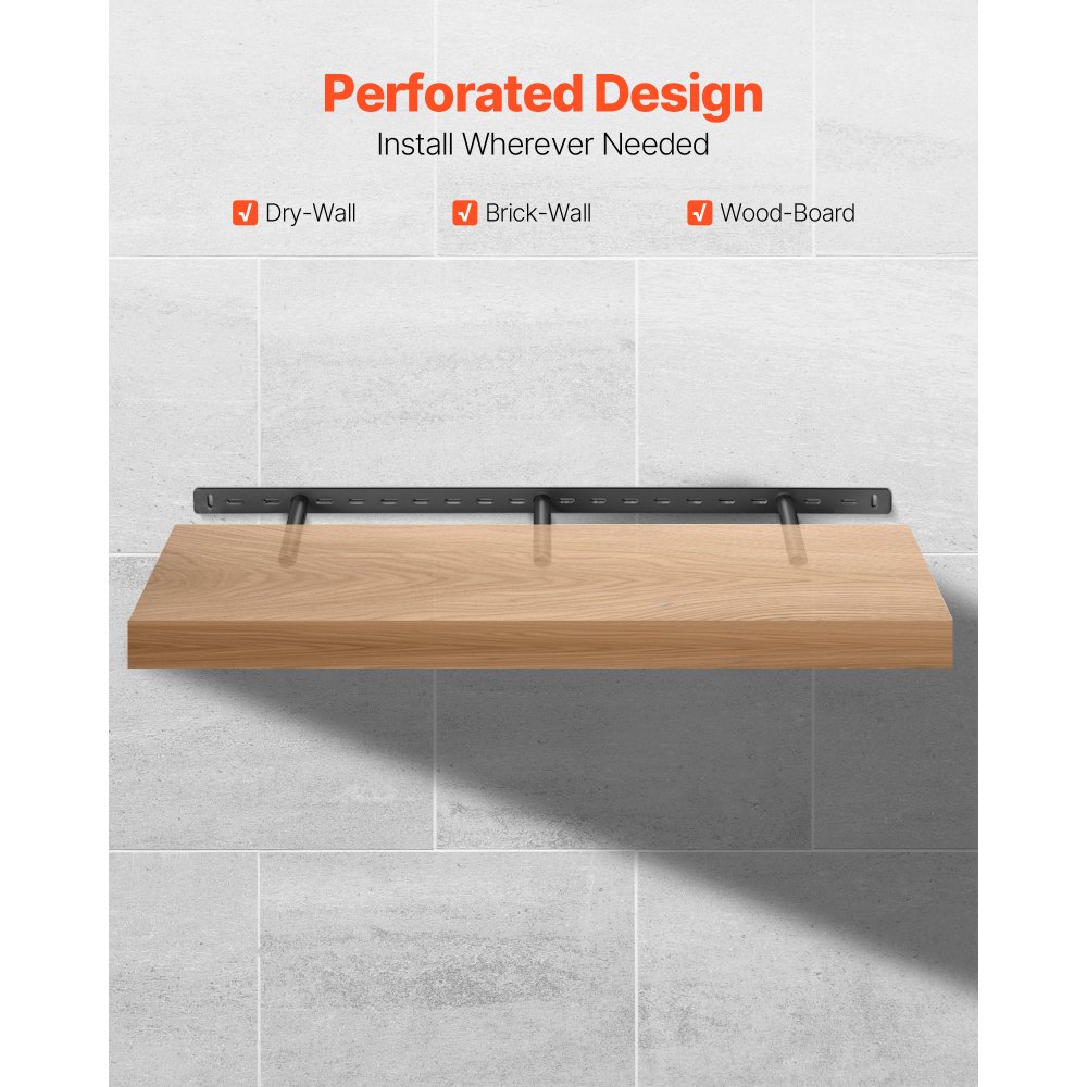 Βάση στήριξης ραφιών VEVOR 1 τεμάχιο, 190 λίβρες/86 κιλά, 34x6,2x1,5 ίντσες / 863,6x157,4x38,1 mm, Βάση στήριξης κρυφών ραφιών βαρέως τύπου, Αόρατη βάση στήριξης ραφιών για τοποθέτηση σε τοίχο Βάση στήριξης ραφιών VEVOR 1 τεμάχιο, 190 λίβρες/86 κιλά, 34x6,2x1,5 ίντσες / 863,6x157,4x38,1 mm, Βάση στήριξης κρυφών ραφιών βαρέως τύπου, Αόρατη βάση στήριξης ραφιών για τοποθέτηση σε τοίχο