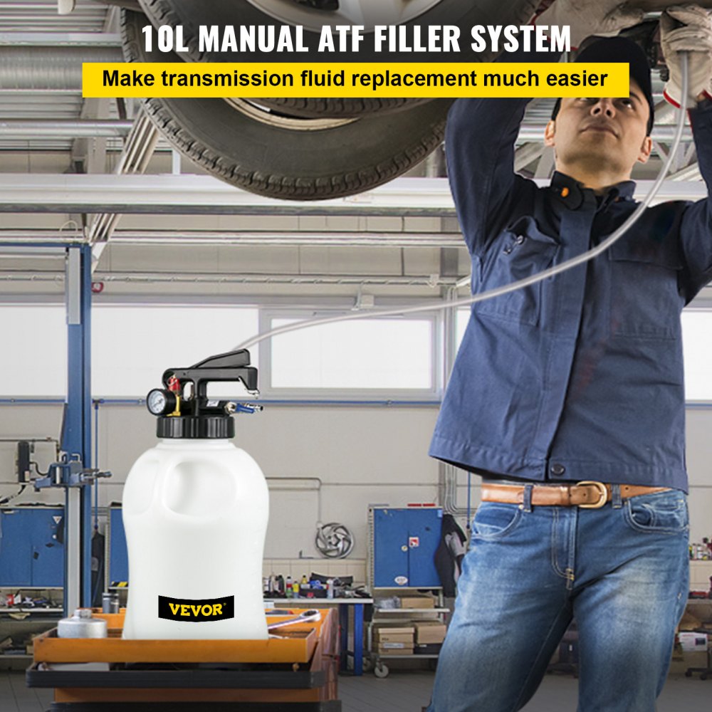 Αντλία λαδιού κιβωτίου ταχυτήτων VEVOR, 2 κατευθύνσεων, σύστημα αναπλήρωσης ATF, δοσομετρητής λαδιού και υγρού, μεγάλης χωρητικότητας 10 λίτρων, σετ εργαλείων αντλίας λαδιού αυτόματου κιβωτίου ταχυτήτων με 14 τεμάχια προσαρμογείς πλήρωσης ATF Αντλία λαδιού κιβωτίου ταχυτήτων VEVOR, 2 κατευθύνσεων, σύστημα αναπλήρωσης ATF, δοσομετρητής λαδιού και υγρού, μεγάλης χωρητικότητας 10 λίτρων, σετ εργαλείων αντλίας λαδιού αυτόματου κιβωτίου ταχυτήτων με 14 τεμάχια προσαρμογείς πλήρωσης ATF