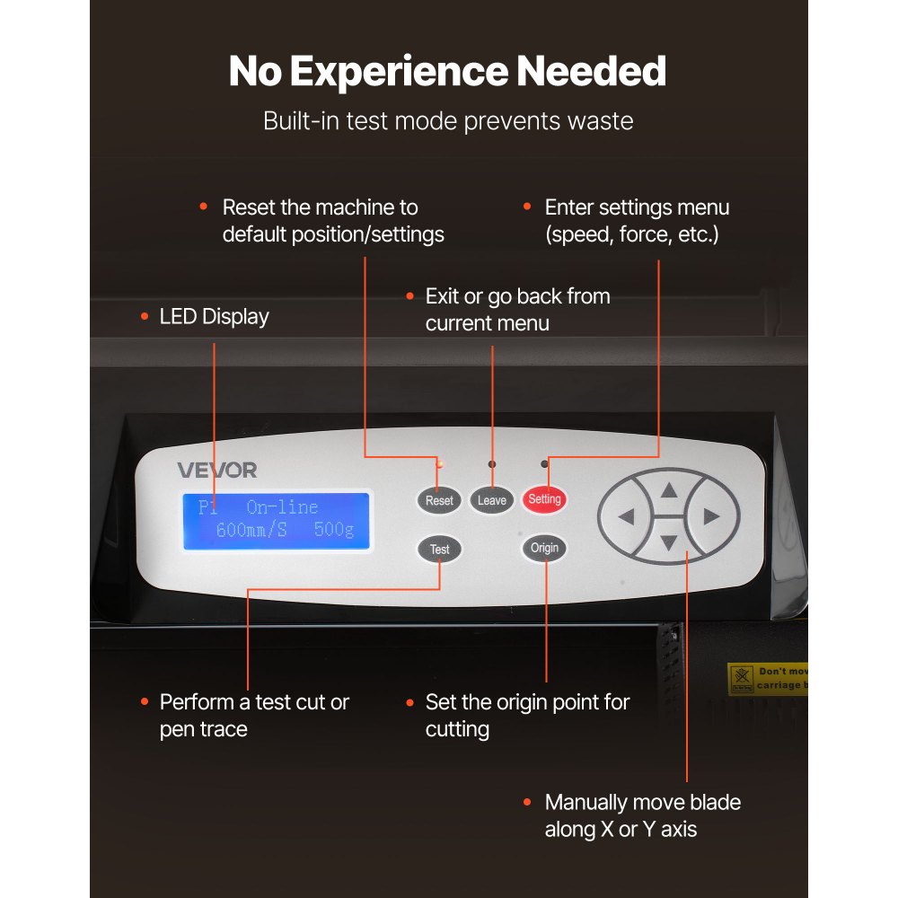 Μηχανή κοπής βινυλίου VEVOR, μέγιστο πλάτος τροφοδοσίας 870 mm, διπλές λεπίδες, ρυθμιζόμενη δύναμη και ταχύτητα, οθόνη LED, εκτυπωτής κοπής βινυλίου plotter με λογισμικό Signmaster για συμβατότητα με Windows και macOS Μηχανή κοπής βινυλίου VEVOR, μέγιστο πλάτος τροφοδοσίας 870 mm, διπλές λεπίδες, ρυθμιζόμενη δύναμη και ταχύτητα, οθόνη LED, εκτυπωτής κοπής βινυλίου plotter με λογισμικό Signmaster για συμβατότητα με Windows και macOS