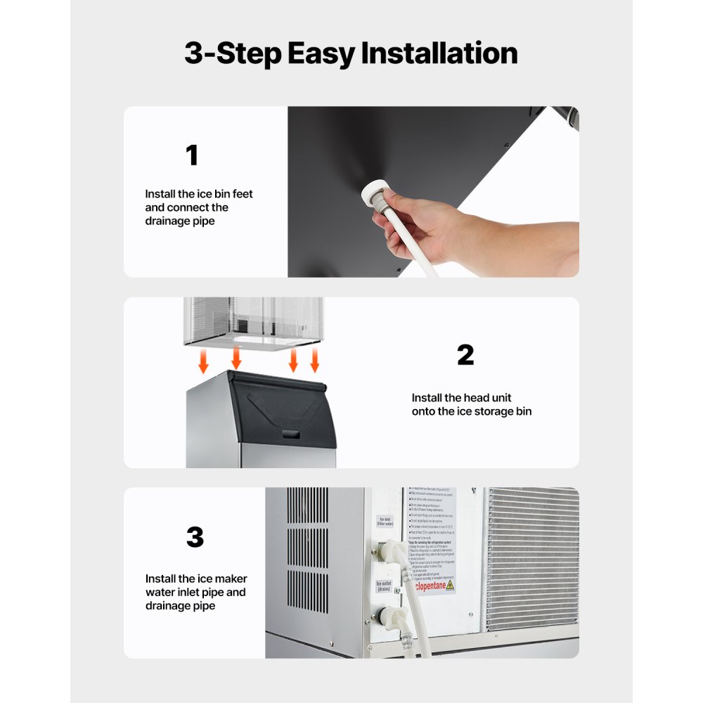 Κάδος αποθήκευσης πάγου VEVOR Επαγγελματικός, Κάδος πάγου από ανοξείδωτο ατσάλι χωρητικότητας 136 κιλών, Επαγγελματικός κάδος αποθήκευσης πάγου με ρυθμιζόμενα αντιολισθητικά πόδια από καουτσούκ, κατάλληλος για εστιατόρια, ξενοδοχεία και καταστήματα ποτών Κάδος αποθήκευσης πάγου VEVOR Επαγγελματικός, Κάδος πάγου από ανοξείδωτο ατσάλι χωρητικότητας 136 κιλών, Επαγγελματικός κάδος αποθήκευσης πάγου με ρυθμιζόμενα αντιολισθητικά πόδια από καουτσούκ, κατάλληλος για εστιατόρια, ξενοδοχεία και καταστήματα ποτών