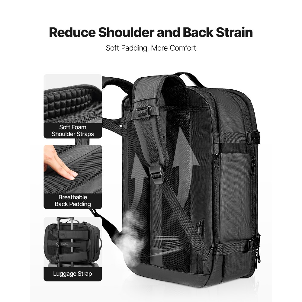 Σακίδιο ταξιδιού κενού VEVOR, 65L, επεκτεινόμενο σακίδιο ταξιδιού συμπίεσης με στεγανοποίηση κενού με αντλία, με κλειδαριά εγκεκριμένη από την TSA, σακίδιο Airback Vacpack, αδιάβροχη βαλίτσα χειρός, για επαγγελματικούς σκοπούς, γκρι Σακίδιο ταξιδιού κενού VEVOR, 65L, επεκτεινόμενο σακίδιο ταξιδιού συμπίεσης με στεγανοποίηση κενού με αντλία, με κλειδαριά εγκεκριμένη από την TSA, σακίδιο Airback Vacpack, αδιάβροχη βαλίτσα χειρός, για επαγγελματικούς σκοπούς, γκρι