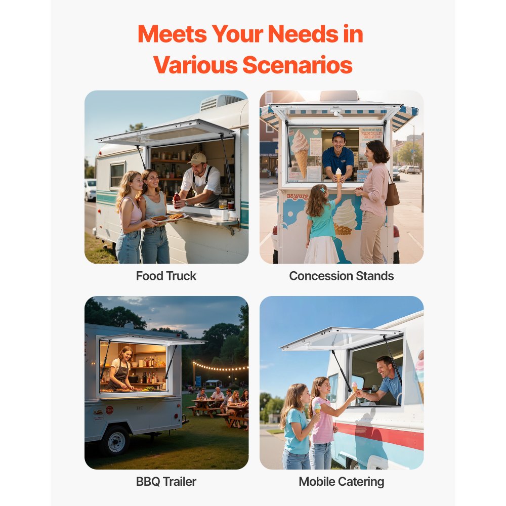 Παράθυρο VEVOR Concession 92x61 cm, Πλαίσιο αλουμινίου για φορτηγό τροφίμων, Παράθυρο σερβιρίσματος με βάση έως 85 μοίρες με πόρτα τέντας και γάντζο έλξης, Ανθεκτικό στο νερό της βροχής για ρυμουλκούμενα παραχώρησης Παράθυρο VEVOR Concession 92x61 cm, Πλαίσιο αλουμινίου για φορτηγό τροφίμων, Παράθυρο σερβιρίσματος με βάση έως 85 μοίρες με πόρτα τέντας και γάντζο έλξης, Ανθεκτικό στο νερό της βροχής για ρυμουλκούμενα παραχώρησης