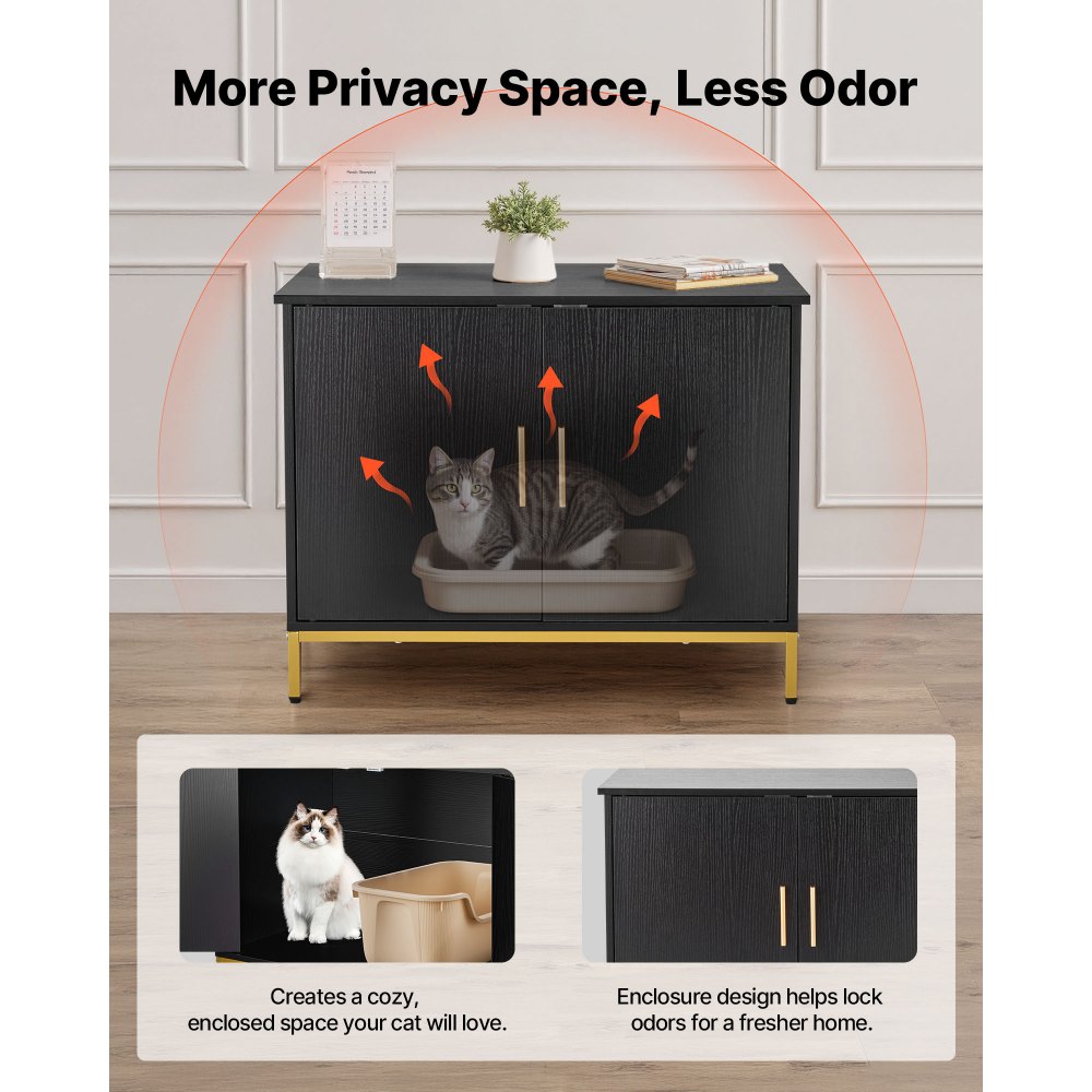 Έπιπλα περιβλήματος άμμου άμμου γάτας VEVOR, Κρυφό ντουλάπι άμμου άμμου 70 cm με μεταλλικά πόδια και λαβή, μοντέρνο τραπεζάκι τουαλέτας γάτας, ταιριάζει στο μεγαλύτερο μέρος της άμμου άμμου, για υπνοδωμάτιο και σαλόνι Έπιπλα περιβλήματος άμμου άμμου γάτας VEVOR, Κρυφό ντουλάπι άμμου άμμου 70 cm με μεταλλικά πόδια και λαβή, μοντέρνο τραπεζάκι τουαλέτας γάτας, ταιριάζει στο μεγαλύτερο μέρος της άμμου άμμου, για υπνοδωμάτιο και σαλόνι