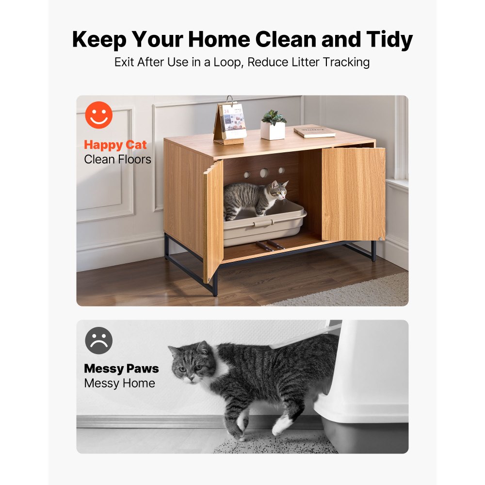 Έπιπλα περιβλήματος άμμου άμμου γάτας VEVOR, κρυφό ντουλάπι άμμου άμμου 80 cm με μαξιλάρι ξυσίματος και αποθηκευτικό χώρο, αδιάβροχο τραπεζάκι τουαλέτας γάτας, ταιριάζει στο μεγαλύτερο μέρος της άμμου άμμου, για υπνοδωμάτιο και σαλόνι Έπιπλα περιβλήματος άμμου άμμου γάτας VEVOR, κρυφό ντουλάπι άμμου άμμου 80 cm με μαξιλάρι ξυσίματος και αποθηκευτικό χώρο, αδιάβροχο τραπεζάκι τουαλέτας γάτας, ταιριάζει στο μεγαλύτερο μέρος της άμμου άμμου, για υπνοδωμάτιο και σαλόνι