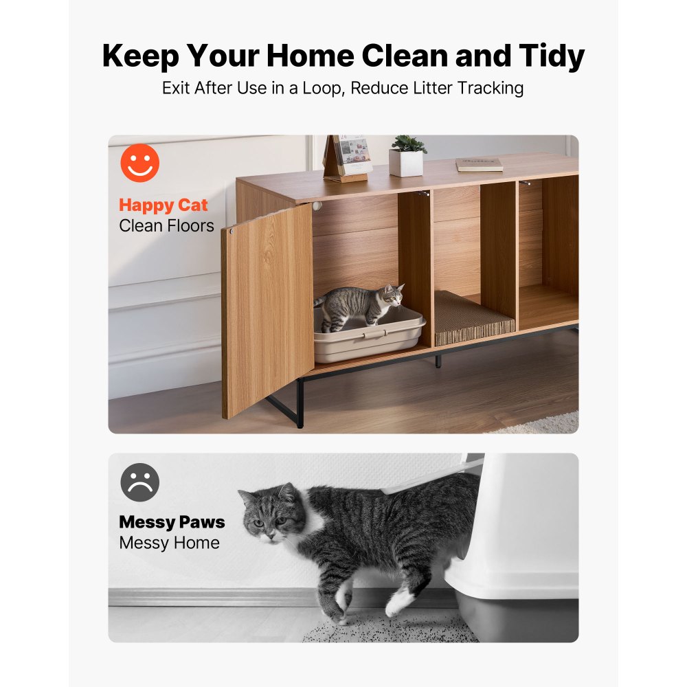 Έπιπλα περιβλήματος άμμου άμμου γάτας VEVOR, κρυφό ντουλάπι άμμου άμμου 120 cm με μαξιλάρι ξυσίματος και αποθηκευτικό χώρο, αδιάβροχο τραπεζάκι τουαλέτας γάτας, ταιριάζει στο μεγαλύτερο μέρος της άμμου άμμου, για υπνοδωμάτιο και σαλόνι Έπιπλα περιβλήματος άμμου άμμου γάτας VEVOR, κρυφό ντουλάπι άμμου άμμου 120 cm με μαξιλάρι ξυσίματος και αποθηκευτικό χώρο, αδιάβροχο τραπεζάκι τουαλέτας γάτας, ταιριάζει στο μεγαλύτερο μέρος της άμμου άμμου, για υπνοδωμάτιο και σαλόνι