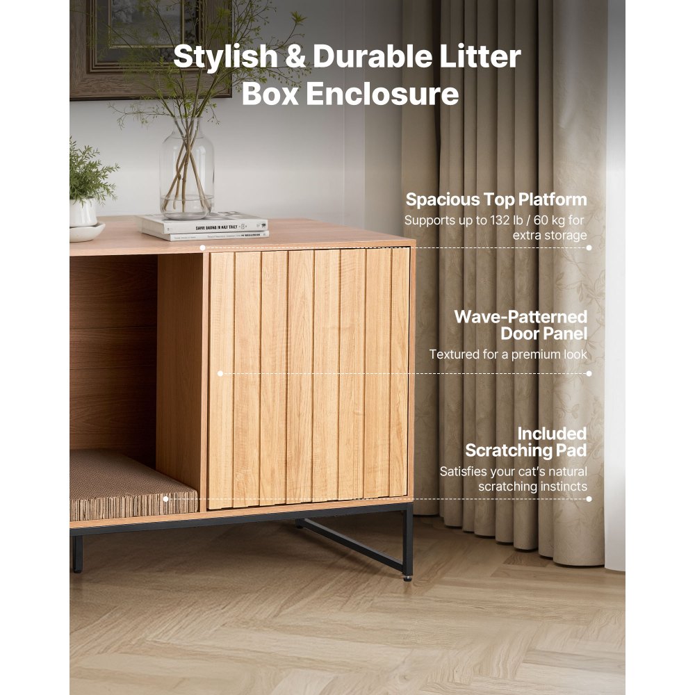 Έπιπλα περιβλήματος άμμου άμμου γάτας VEVOR, κρυφό ντουλάπι άμμου άμμου 120 cm με μαξιλάρι ξυσίματος και αποθηκευτικό χώρο, αδιάβροχο τραπεζάκι τουαλέτας γάτας, ταιριάζει στο μεγαλύτερο μέρος της άμμου άμμου, για υπνοδωμάτιο και σαλόνι Έπιπλα περιβλήματος άμμου άμμου γάτας VEVOR, κρυφό ντουλάπι άμμου άμμου 120 cm με μαξιλάρι ξυσίματος και αποθηκευτικό χώρο, αδιάβροχο τραπεζάκι τουαλέτας γάτας, ταιριάζει στο μεγαλύτερο μέρος της άμμου άμμου, για υπνοδωμάτιο και σαλόνι