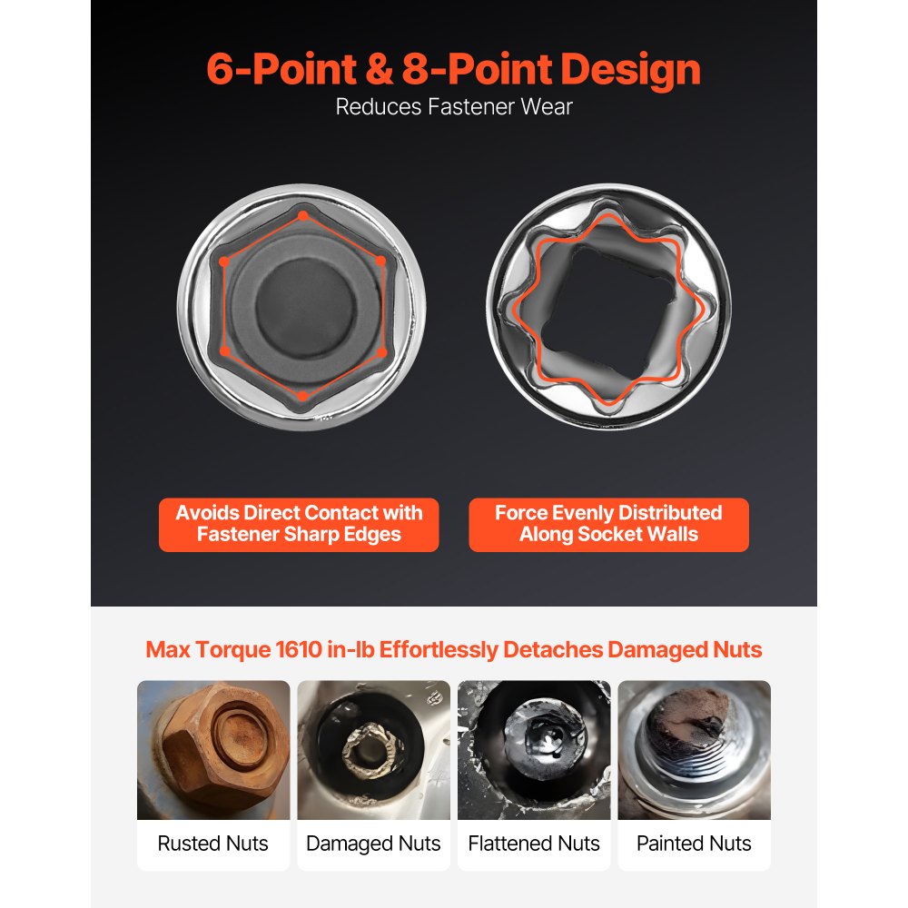 Σετ καρυδάκια VEVOR, 39 τεμάχια, σετ καρυδάκια και καστάνιας 9,5 & 6,4 mm, μέγεθος SAE και μετρικό, κιτ εργαλείων μηχανικού με κλειδί καστάνιας, αξεσουάρ, θήκη αποθήκευσης, κράμα χάλυβα CR-V, για επισκευή αυτοκινήτων Σετ καρυδάκια VEVOR, 39 τεμάχια, σετ καρυδάκια και καστάνιας 9,5 & 6,4 mm, μέγεθος SAE και μετρικό, κιτ εργαλείων μηχανικού με κλειδί καστάνιας, αξεσουάρ, θήκη αποθήκευσης, κράμα χάλυβα CR-V, για επισκευή αυτοκινήτων