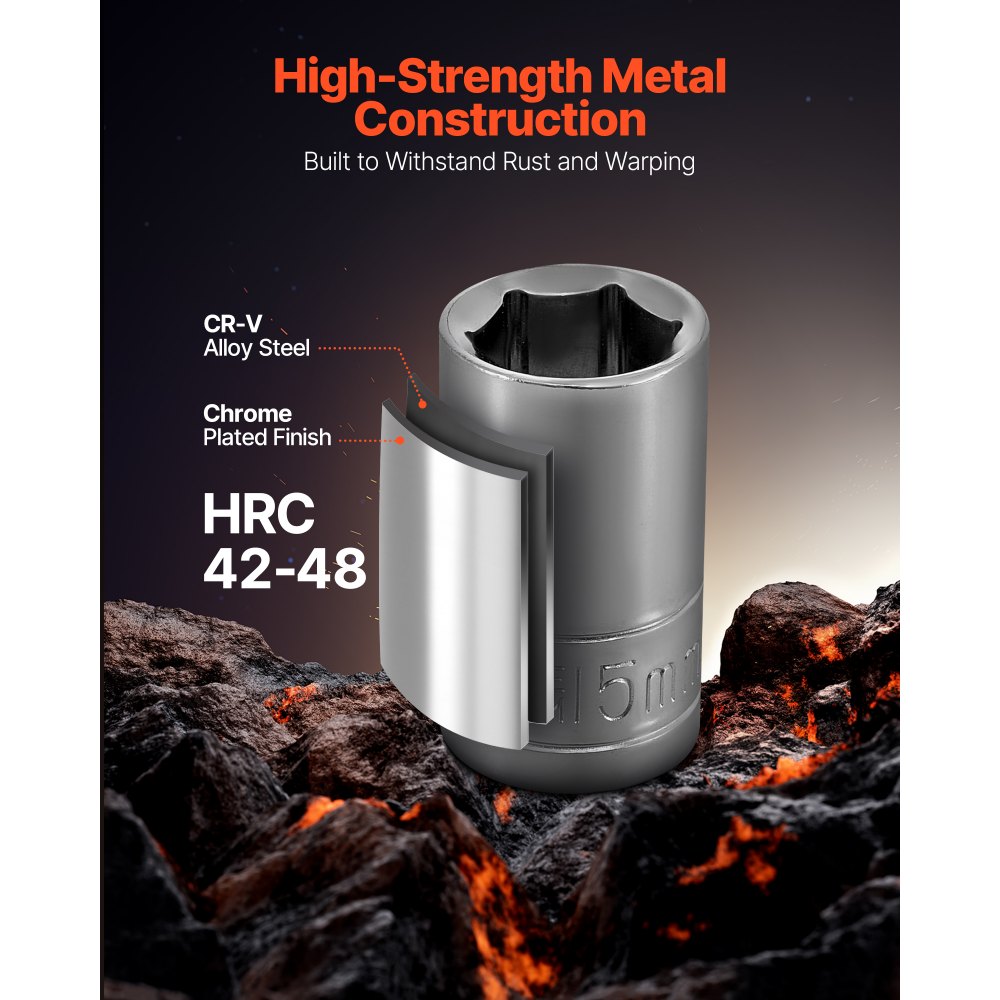 Σετ καρυδάκια VEVOR, 149 τεμάχια, σετ καρυδάκια και καστάνιας 9,5 & 6,4 & 12,7 mm, SAE και μετρικά, βαθιά και ρηχά, κιτ εργαλείων μηχανικού με μύτες, αξεσουάρ, θήκη αποθήκευσης, κράμα χάλυβα CR-V, για επισκευή Σετ καρυδάκια VEVOR, 149 τεμάχια, σετ καρυδάκια και καστάνιας 9,5 & 6,4 & 12,7 mm, SAE και μετρικά, βαθιά και ρηχά, κιτ εργαλείων μηχανικού με μύτες, αξεσουάρ, θήκη αποθήκευσης, κράμα χάλυβα CR-V, για επισκευή