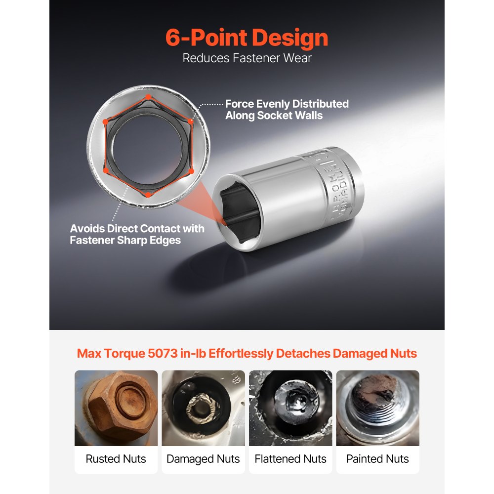 Σετ καρυδάκια VEVOR, 149 τεμάχια, σετ καρυδάκια και καστάνιας 9,5 & 6,4 & 12,7 mm, SAE και μετρικά, βαθιά και ρηχά, κιτ εργαλείων μηχανικού με μύτες, αξεσουάρ, θήκη αποθήκευσης, κράμα χάλυβα CR-V, για επισκευή Σετ καρυδάκια VEVOR, 149 τεμάχια, σετ καρυδάκια και καστάνιας 9,5 & 6,4 & 12,7 mm, SAE και μετρικά, βαθιά και ρηχά, κιτ εργαλείων μηχανικού με μύτες, αξεσουάρ, θήκη αποθήκευσης, κράμα χάλυβα CR-V, για επισκευή