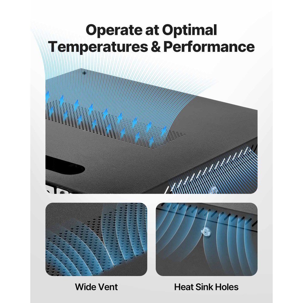 VEVOR 22U Δικτυακό Καμπίνας Τοποθέτησης σε Επιτοίχιο Χώρο, Βάθος 600 mm, Μέγιστη Χωρητικότητα Φόρτισης 136 kg, Περίβλημα Rack για Καμπίνα Server με Κλειδωμένη Πόρτα από Σκληρυμένο Γυαλί, Πλευρικά Πάνελ, Rack Server για Εξοπλισμό IT, Συσκευές A/V VEVOR 22U Δικτυακό Καμπίνας Τοποθέτησης σε Επιτοίχιο Χώρο, Βάθος 600 mm, Μέγιστη Χωρητικότητα Φόρτισης 136 kg, Περίβλημα Rack για Καμπίνα Server με Κλειδωμένη Πόρτα από Σκληρυμένο Γυαλί, Πλευρικά Πάνελ, Rack Server για Εξοπλισμό IT, Συσκευές A/V