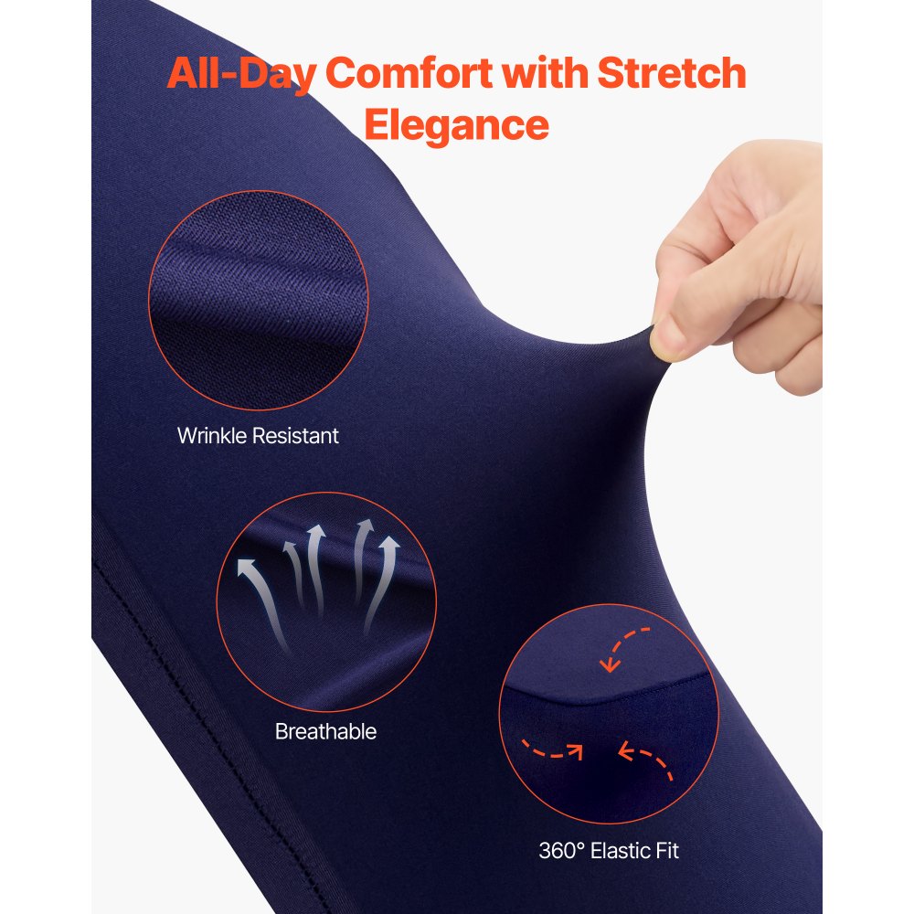 VEVOR 50 τεμάχια καλύμματα καρέκλας σε μπλε ναυτικό χρώμα, κάλυμμα καρέκλας από πολυεστέρα και σπάντεξ, ελαστικά καλύμματα για γάμο, πάρτι, τραπεζαρία, δεξιώσεις, καλύμματα καρέκλας με επίπεδη πρόσοψη, κατάλληλα για καρέκλα. Διαστάσεις έως 20,08 x 17,72 x 37,4 ίντσες. VEVOR 50 τεμάχια καλύμματα καρέκλας σε μπλε ναυτικό χρώμα, κάλυμμα καρέκλας από πολυεστέρα και σπάντεξ, ελαστικά καλύμματα για γάμο, πάρτι, τραπεζαρία, δεξιώσεις, καλύμματα καρέκλας με επίπεδη πρόσοψη, κατάλληλα για καρέκλα. Διαστάσεις έως 20,08 x 17,72 x 37,4 ίντσες.