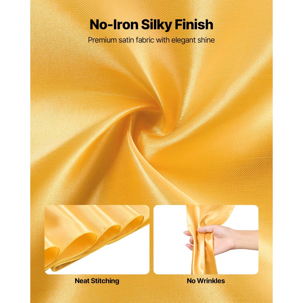 VEVOR Σατέν Καρέκλα με Φιόγκους, 100 τεμάχια Κορδέλα Καρέκλας με Δέσιμο Πίσω, 7 x 108 ίντσες, Χρυσή Διακόσμηση Γαμήλιας Δεξίωσης, για Γαμήλια Τελετή, Baby Shower, Πάρτι, Εκδηλώσεις, Διακόσμηση Καλύμματος Καρέκλας VEVOR Σατέν Καρέκλα με Φιόγκους, 100 τεμάχια Κορδέλα Καρέκλας με Δέσιμο Πίσω, 7 x 108 ίντσες, Χρυσή Διακόσμηση Γαμήλιας Δεξίωσης, για Γαμήλια Τελετή, Baby Shower, Πάρτι, Εκδηλώσεις, Διακόσμηση Καλύμματος Καρέκλας