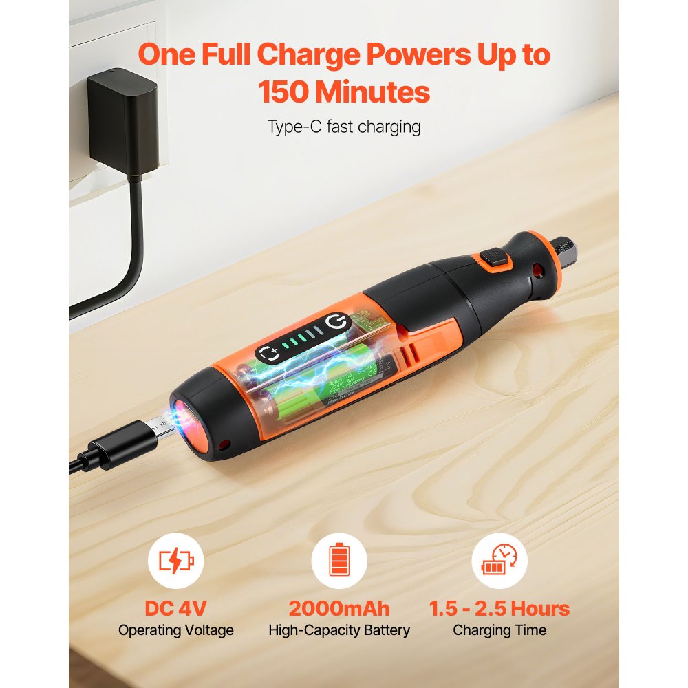 Κιτ ασύρματων περιστροφικών εργαλείων VEVOR 73 τεμαχίων, φορητό μίνι ηλεκτρικό περιστροφικό εργαλείο DC4V, ταχύτητα 5 επιπέδων 7000-20000 σ.α.λ. Πολυχρηστικά εργαλεία DIY για χάραξη, τρίψιμο, στίλβωση, σκάλισμα, κοπή, χειροτεχνίες DIY Κιτ ασύρματων περιστροφικών εργαλείων VEVOR 73 τεμαχίων, φορητό μίνι ηλεκτρικό περιστροφικό εργαλείο DC4V, ταχύτητα 5 επιπέδων 7000-20000 σ.α.λ. Πολυχρηστικά εργαλεία DIY για χάραξη, τρίψιμο, στίλβωση, σκάλισμα, κοπή, χειροτεχνίες DIY