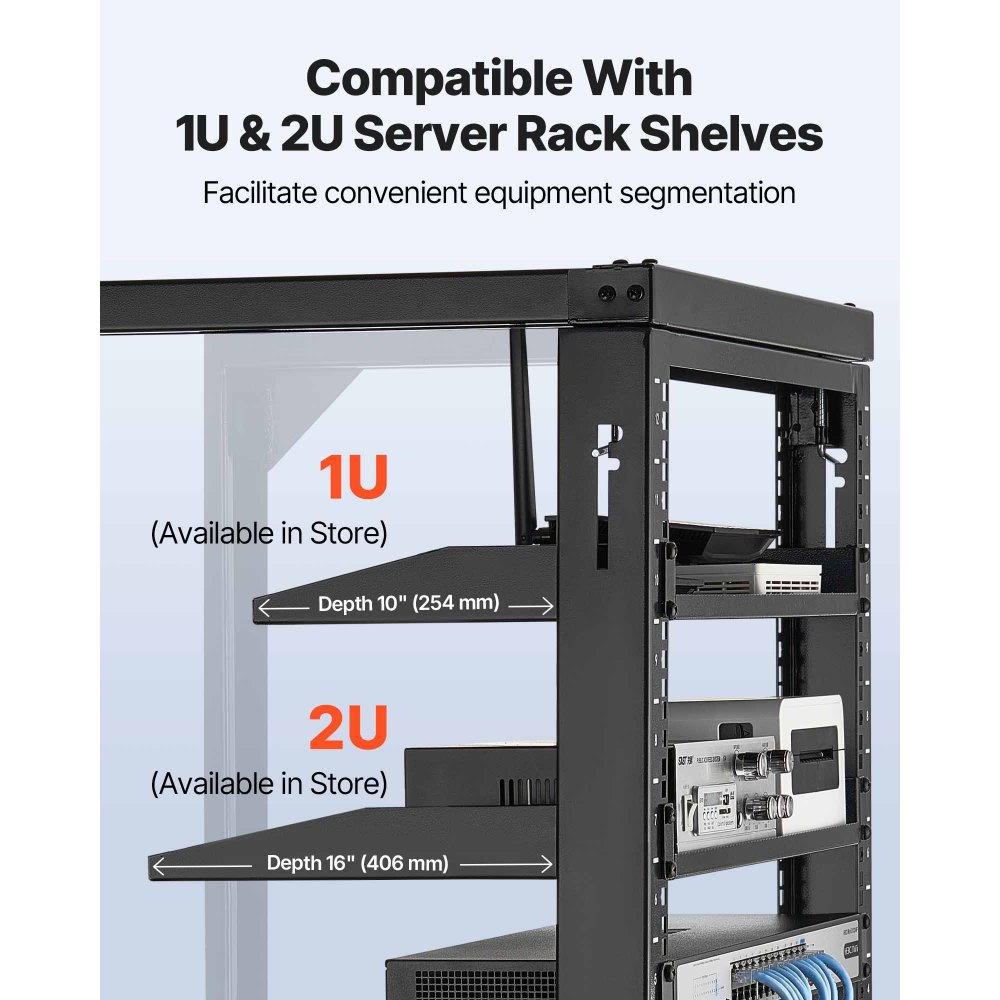 Rack διακομιστή VEVOR 12U για τοποθέτηση σε τοίχο, μέγιστη χωρητικότητα φορτίου 68,04 kg, Rack δικτύου ανοιχτού πλαισίου με περιστρεφόμενη πόρτα 180 μοιρών, από ανθρακούχο χάλυβα, ιδανικό για εξοπλισμό δικτύου IT και συσκευές AV, διακομιστής υπολογιστή, μαύρο Rack διακομιστή VEVOR 12U για τοποθέτηση σε τοίχο, μέγιστη χωρητικότητα φορτίου 68,04 kg, Rack δικτύου ανοιχτού πλαισίου με περιστρεφόμενη πόρτα 180 μοιρών, από ανθρακούχο χάλυβα, ιδανικό για εξοπλισμό δικτύου IT και συσκευές AV, διακομιστής υπολογιστή, μαύρο