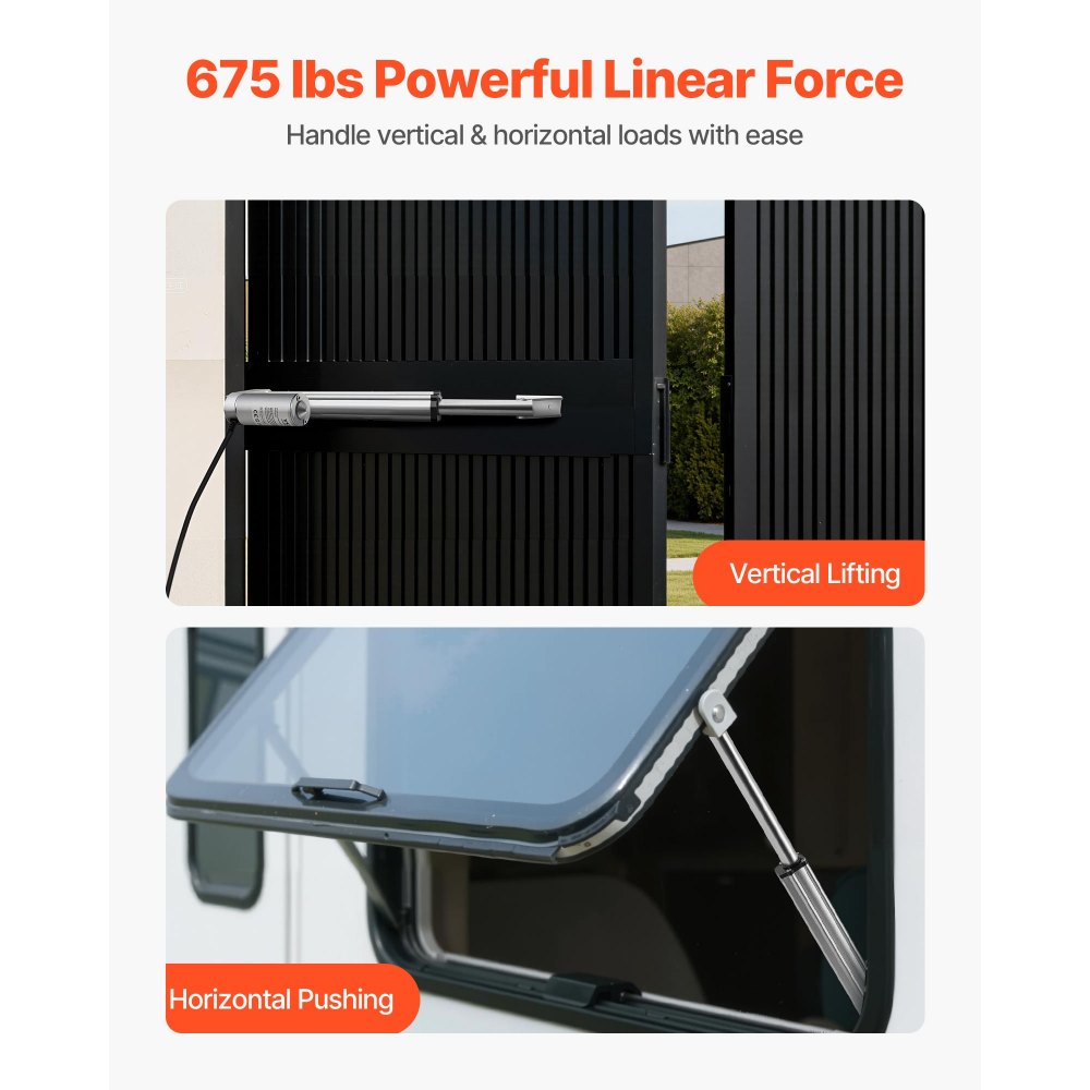 Γραμμικός Ενεργοποιητής VEVOR 12V, Διαδρομή 203,2 mm IP65 Αδιάβροχος Γραμμικός Ενεργοποιητής, Ενεργοποιητές Κίνησης 675lbs/3000N 0,2"/s με Βάση Τοποθέτησης για Ηλιακούς Ιχνηλάτες, Βιομηχανικά Μηχανήματα, Ανοιχτήρι Πόρτας Γραμμικός Ενεργοποιητής VEVOR 12V, Διαδρομή 203,2 mm IP65 Αδιάβροχος Γραμμικός Ενεργοποιητής, Ενεργοποιητές Κίνησης 675lbs/3000N 0,2"/s με Βάση Τοποθέτησης για Ηλιακούς Ιχνηλάτες, Βιομηχανικά Μηχανήματα, Ανοιχτήρι Πόρτας