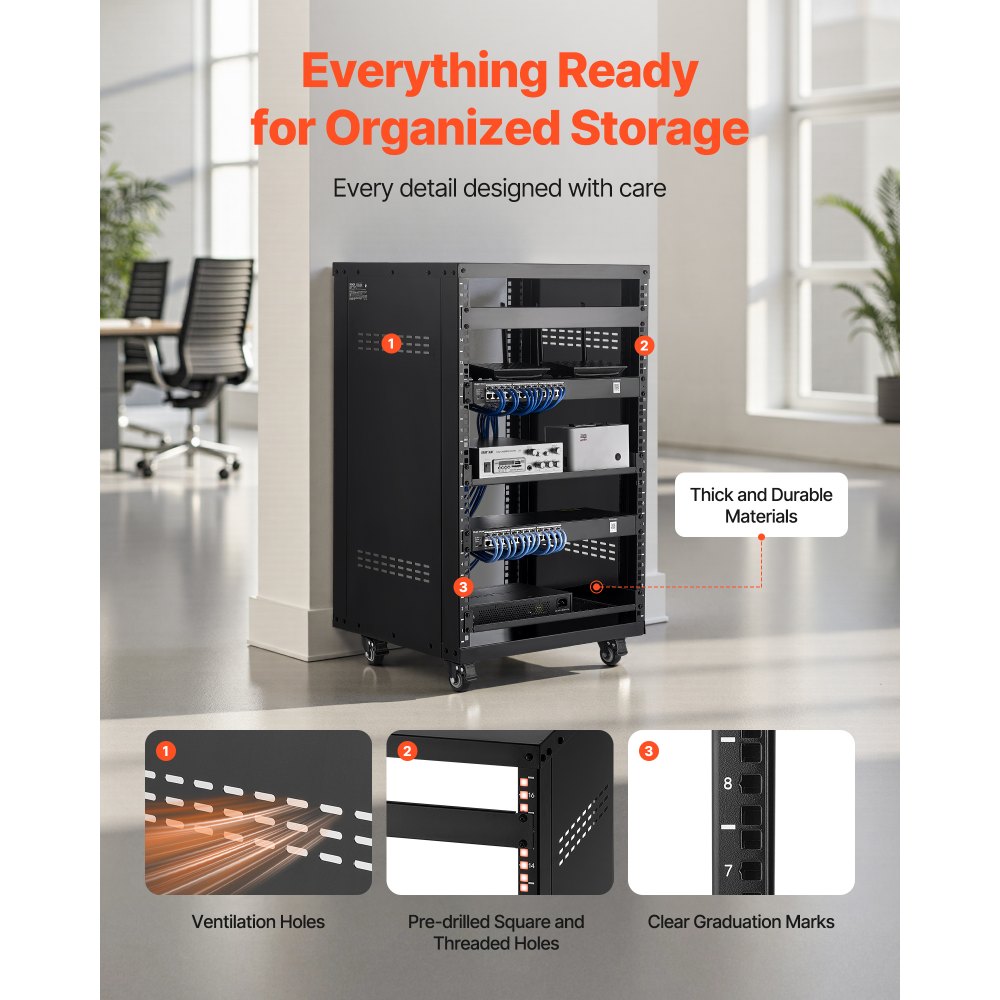 Rack AV VEVOR 16U, μέγιστη χωρητικότητα φορτίου 90,7 kg, Rack οικιακού στούντιο ηχογράφησης με κλειδώσιμες ρόδες, γραφείο διακομιστή ανοιχτού πλαισίου, ειδικός σχεδιασμός αεραγωγών, για τοποθέτηση σε εξοπλισμό ήχου, βίντεο, μουσικής και πληροφορικής Rack AV VEVOR 16U, μέγιστη χωρητικότητα φορτίου 90,7 kg, Rack οικιακού στούντιο ηχογράφησης με κλειδώσιμες ρόδες, γραφείο διακομιστή ανοιχτού πλαισίου, ειδικός σχεδιασμός αεραγωγών, για τοποθέτηση σε εξοπλισμό ήχου, βίντεο, μουσικής και πληροφορικής