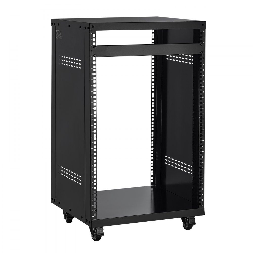 Rack AV VEVOR 16U, μέγιστη χωρητικότητα φορτίου 90,7 kg, Rack οικιακού στούντιο ηχογράφησης με κλειδώσιμες ρόδες, γραφείο διακομιστή ανοιχτού πλαισίου, ειδικός σχεδιασμός αεραγωγών, για τοποθέτηση σε εξοπλισμό ήχου, βίντεο, μουσικής και πληροφορικής Rack AV VEVOR 16U, μέγιστη χωρητικότητα φορτίου 90,7 kg, Rack οικιακού στούντιο ηχογράφησης με κλειδώσιμες ρόδες, γραφείο διακομιστή ανοιχτού πλαισίου, ειδικός σχεδιασμός αεραγωγών, για τοποθέτηση σε εξοπλισμό ήχου, βίντεο, μουσικής και πληροφορικής