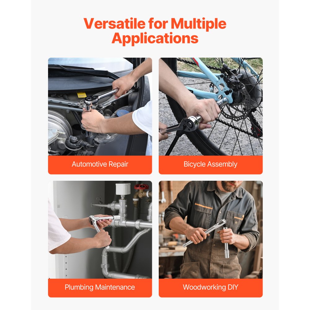 Σετ καρυδάκια VEVOR, 33 τεμάχια, Σετ καρυδάκια και καστάνιας 12,7 mm, SAE και μετρικό, Κιτ εργαλείων μηχανικού με κλειδί καστάνιας, ράβδο επέκτασης και θήκη αποθήκευσης, κράμα χάλυβα CR-V, για επισκευή αυτοκινήτων Σετ καρυδάκια VEVOR, 33 τεμάχια, Σετ καρυδάκια και καστάνιας 12,7 mm, SAE και μετρικό, Κιτ εργαλείων μηχανικού με κλειδί καστάνιας, ράβδο επέκτασης και θήκη αποθήκευσης, κράμα χάλυβα CR-V, για επισκευή αυτοκινήτων