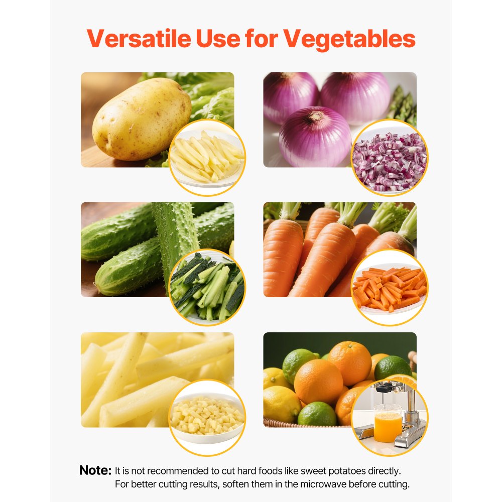 Κόφτης Τηγανητών Πατατιών VEVOR Επαγγελματικός, Κόφτης Λαχανικών και Φρούτων από Ανοξείδωτο Ατσάλι με 3 Ανταλλακτικές Λεπίδες 12,7mm 9,5mm 6,4mm και Λεπίδα Χυμού, Χειροκίνητος Κόφτης Πατάτας σε Κύβους για Εστιατόρια & Οικιακή Κουζίνα Κόφτης Τηγανητών Πατατιών VEVOR Επαγγελματικός, Κόφτης Λαχανικών και Φρούτων από Ανοξείδωτο Ατσάλι με 3 Ανταλλακτικές Λεπίδες 12,7mm 9,5mm 6,4mm και Λεπίδα Χυμού, Χειροκίνητος Κόφτης Πατάτας σε Κύβους για Εστιατόρια & Οικιακή Κουζίνα