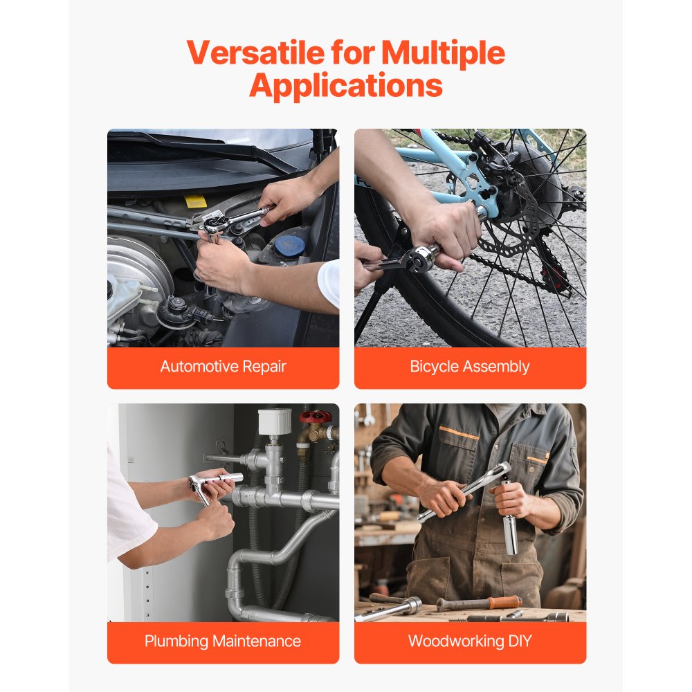 Σετ καρυδάκια VEVOR, 104 τεμάχια, Σετ εργαλείων καρυδάκια 9,5 mm, Μετρικό μέγεθος από 6 έως 24 mm, Βαθύ και τυπικό, Κιτ εργαλείων μηχανικού με θήκη αποθήκευσης, Επιχρωμιωμένο κράμα χάλυβα CR-V, για επισκευή αυτοκινήτων Σετ καρυδάκια VEVOR, 104 τεμάχια, Σετ εργαλείων καρυδάκια 9,5 mm, Μετρικό μέγεθος από 6 έως 24 mm, Βαθύ και τυπικό, Κιτ εργαλείων μηχανικού με θήκη αποθήκευσης, Επιχρωμιωμένο κράμα χάλυβα CR-V, για επισκευή αυτοκινήτων