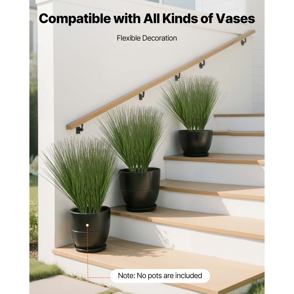 Τεχνητό φυτό γρασιδιού VEVOR, 686 χιλ. τεχνητό φυτό θάμνων με ψεύτικο κρεμμυδόχορτο, Premium PVC για εσωτερική, εξωτερική, κατοικία, κήπο, γραφείο, διακόσμηση δωματίου, εγκαίνια σπιτιού, 8 τεμάχια πράσινο Τεχνητό φυτό γρασιδιού VEVOR, 686 χιλ. τεχνητό φυτό θάμνων με ψεύτικο κρεμμυδόχορτο, Premium PVC για εσωτερική, εξωτερική, κατοικία, κήπο, γραφείο, διακόσμηση δωματίου, εγκαίνια σπιτιού, 8 τεμάχια πράσινο