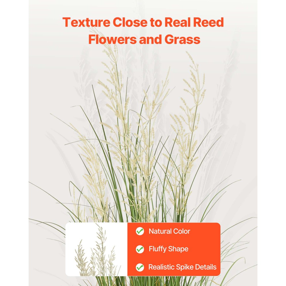 Τεχνητό φυτό χόρτου VEVOR, 1194 χιλιοστά γρασίδι καλαμιού σε γλάστρα, Premium PVC Faux ψεύτικο φυτό θάμνων πρασίνου για εσωτερική, εξωτερική, κατοικία, κήπο, γραφείο, διακόσμηση δωματίου, εγκαίνια σπιτιού, 1 πακέτο πράσινο Τεχνητό φυτό χόρτου VEVOR, 1194 χιλιοστά γρασίδι καλαμιού σε γλάστρα, Premium PVC Faux ψεύτικο φυτό θάμνων πρασίνου για εσωτερική, εξωτερική, κατοικία, κήπο, γραφείο, διακόσμηση δωματίου, εγκαίνια σπιτιού, 1 πακέτο πράσινο