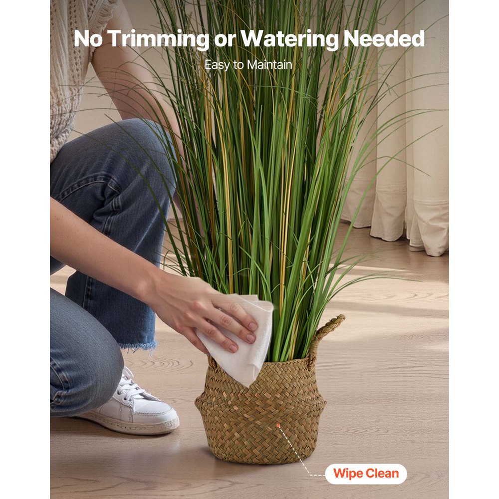 Τεχνητό φυτό χόρτου VEVOR, 1194 χιλιοστά γρασίδι καλαμιού σε γλάστρα, Premium PVC Faux ψεύτικο φυτό θάμνων πρασίνου για εσωτερική, εξωτερική, κατοικία, κήπο, γραφείο, διακόσμηση δωματίου, εγκαίνια σπιτιού, 1 πακέτο πράσινο Τεχνητό φυτό χόρτου VEVOR, 1194 χιλιοστά γρασίδι καλαμιού σε γλάστρα, Premium PVC Faux ψεύτικο φυτό θάμνων πρασίνου για εσωτερική, εξωτερική, κατοικία, κήπο, γραφείο, διακόσμηση δωματίου, εγκαίνια σπιτιού, 1 πακέτο πράσινο