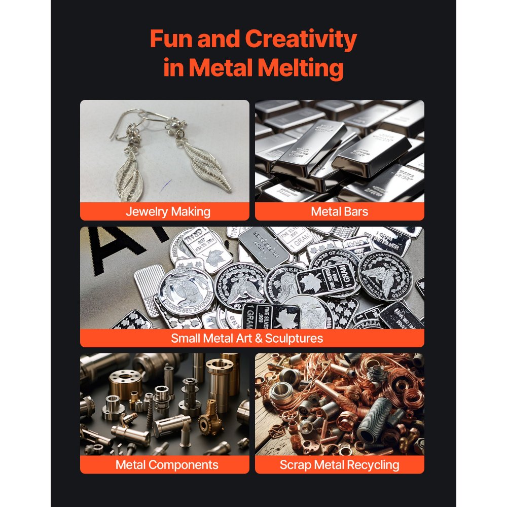 Ηλεκτρικός φούρνος τήξης VEVOR, κιτ ηλεκτρικού φούρνου τήξης 1350W, μηχανή τήξης μετάλλων 2102℉/1150℃ με κεραμικό χωνευτήριο 3kg, κιτ τήξης χρυσού για κατασκευή κοσμημάτων, μεταλλικές ράβδοι, μεταλλικά εξαρτήματα Ηλεκτρικός φούρνος τήξης VEVOR, κιτ ηλεκτρικού φούρνου τήξης 1350W, μηχανή τήξης μετάλλων 2102℉/1150℃ με κεραμικό χωνευτήριο 3kg, κιτ τήξης χρυσού για κατασκευή κοσμημάτων, μεταλλικές ράβδοι, μεταλλικά εξαρτήματα