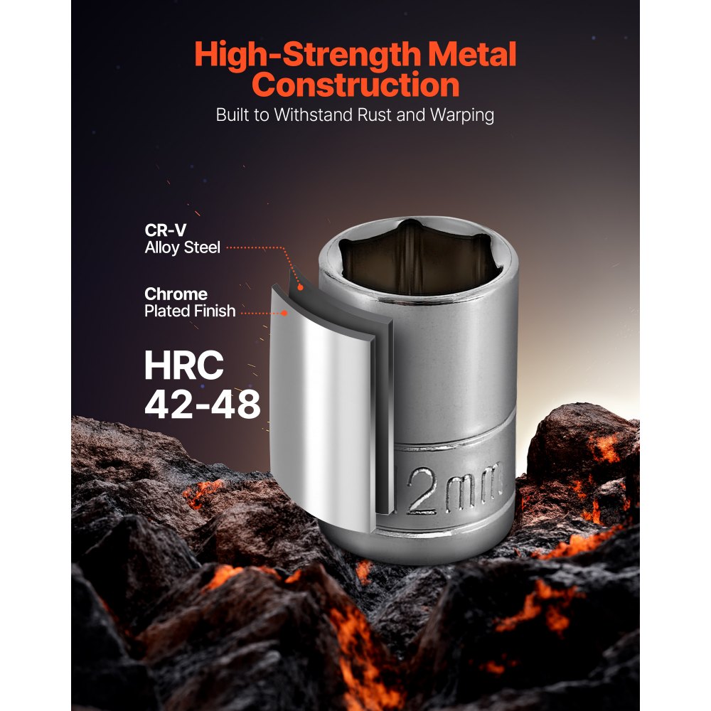 Σετ καρυδάκια VEVOR, 69 τεμάχια, σετ καρυδάκια και καστάνιας 9,5 & 6,4 mm, SAE και μετρικό, βαθύ και τυπικό, κιτ εργαλείων μηχανικού με αξεσουάρ και θήκη αποθήκευσης, κράμα χάλυβα CR-V, για επισκευή αυτοκινήτων Σετ καρυδάκια VEVOR, 69 τεμάχια, σετ καρυδάκια και καστάνιας 9,5 & 6,4 mm, SAE και μετρικό, βαθύ και τυπικό, κιτ εργαλείων μηχανικού με αξεσουάρ και θήκη αποθήκευσης, κράμα χάλυβα CR-V, για επισκευή αυτοκινήτων