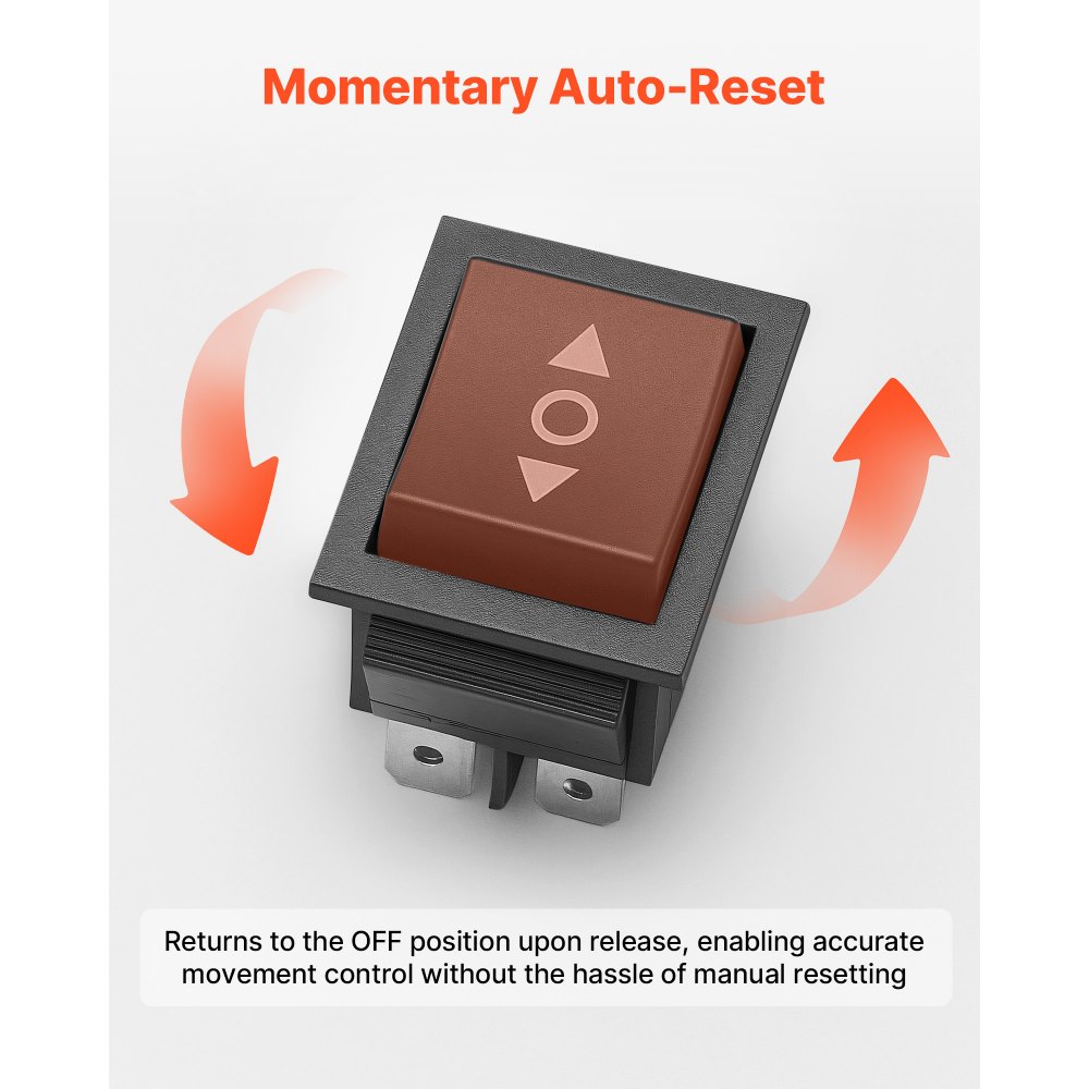 Διακόπτης Rocker VEVOR, στιγμιαίος διακόπτης Rocker DPDT 6 ακίδων, διακόπτης αντιστροφής πολικότητας 3 θέσεων (ON)-Off-(ON) AC 250V/16A 125V/20A για Auto Car Boat Οικιακές συσκευές Διακόπτης Rocker VEVOR, στιγμιαίος διακόπτης Rocker DPDT 6 ακίδων, διακόπτης αντιστροφής πολικότητας 3 θέσεων (ON)-Off-(ON) AC 250V/16A 125V/20A για Auto Car Boat Οικιακές συσκευές