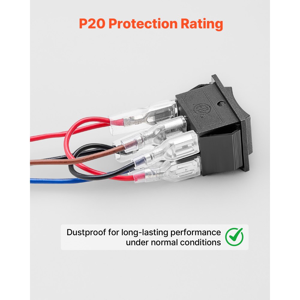 Διακόπτης Rocker VEVOR, στιγμιαίος διακόπτης Rocker DPDT 6 ακίδων, διακόπτης αντιστροφής πολικότητας 3 θέσεων (ON)-Off-(ON) AC 250V/16A 125V/20A για Auto Car Boat Οικιακές συσκευές Διακόπτης Rocker VEVOR, στιγμιαίος διακόπτης Rocker DPDT 6 ακίδων, διακόπτης αντιστροφής πολικότητας 3 θέσεων (ON)-Off-(ON) AC 250V/16A 125V/20A για Auto Car Boat Οικιακές συσκευές