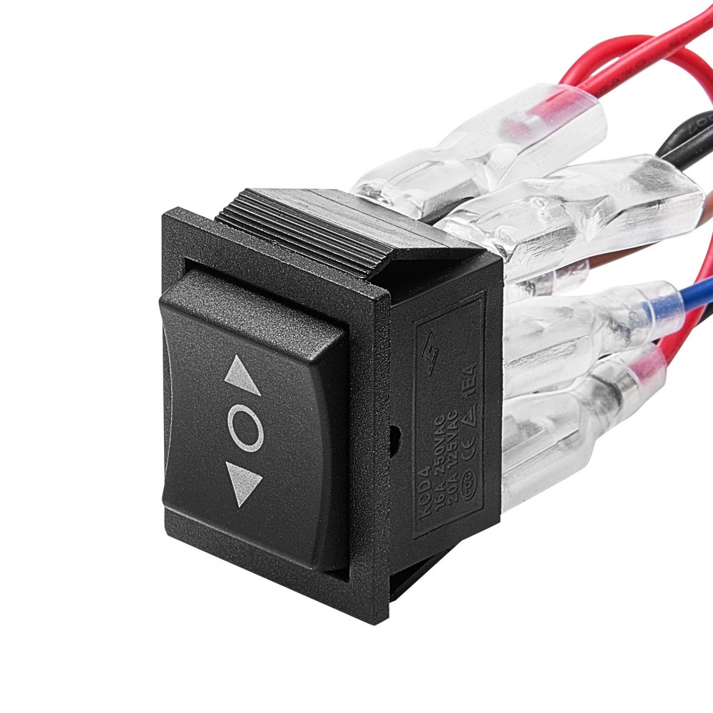 Διακόπτης Rocker VEVOR, στιγμιαίος διακόπτης Rocker DPDT 6 ακίδων, διακόπτης αντιστροφής πολικότητας 3 θέσεων (ON)-Off-(ON) AC 250V/16A 125V/20A για Auto Car Boat Οικιακές συσκευές Διακόπτης Rocker VEVOR, στιγμιαίος διακόπτης Rocker DPDT 6 ακίδων, διακόπτης αντιστροφής πολικότητας 3 θέσεων (ON)-Off-(ON) AC 250V/16A 125V/20A για Auto Car Boat Οικιακές συσκευές