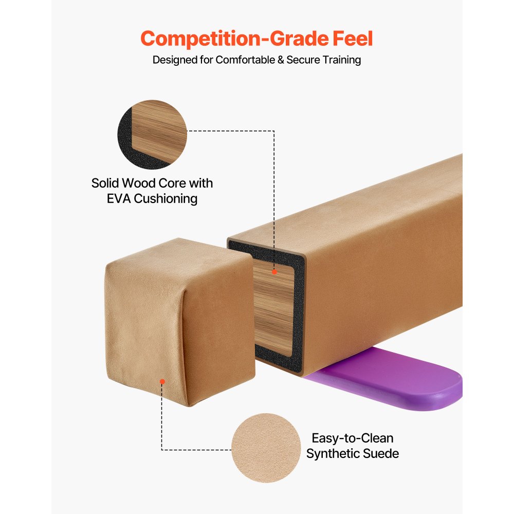 Δοκός ισορροπίας VEVOR 8FT για παιδιά, Δοκός δαπέδου γυμναστικής σταθερής στήριξης 158,7 kg με αντιολισθητικά ξύλινα χαλάκια, εξοπλισμός γυμναστικής με ξύλινο πυρήνα και αντιολισθητικό πάτο για το σπίτι και το γυμναστήριο, κίτρινο Δοκός ισορροπίας VEVOR 8FT για παιδιά, Δοκός δαπέδου γυμναστικής σταθερής στήριξης 158,7 kg με αντιολισθητικά ξύλινα χαλάκια, εξοπλισμός γυμναστικής με ξύλινο πυρήνα και αντιολισθητικό πάτο για το σπίτι και το γυμναστήριο, κίτρινο