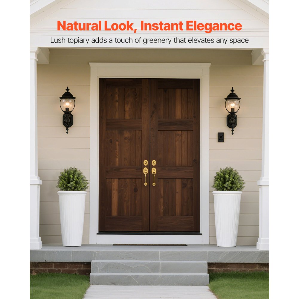 Τεχνητά κυπαρίσσια VEVOR με στάχυ εδάφους, 2 σετ 406 χιλιοστών ψεύτικοι θάμνοι και θάμνοι σε γλάστρες, τεχνητό δέντρο μεταξιού που μοιάζει με αληθινό για διακόσμηση, μπροστινή βεράντα, εξωτερική εσωτερική βεράντα, κήπο, μπαλκόνι, πίσω αυλή Τεχνητά κυπαρίσσια VEVOR με στάχυ εδάφους, 2 σετ 406 χιλιοστών ψεύτικοι θάμνοι και θάμνοι σε γλάστρες, τεχνητό δέντρο μεταξιού που μοιάζει με αληθινό για διακόσμηση, μπροστινή βεράντα, εξωτερική εσωτερική βεράντα, κήπο, μπαλκόνι, πίσω αυλή