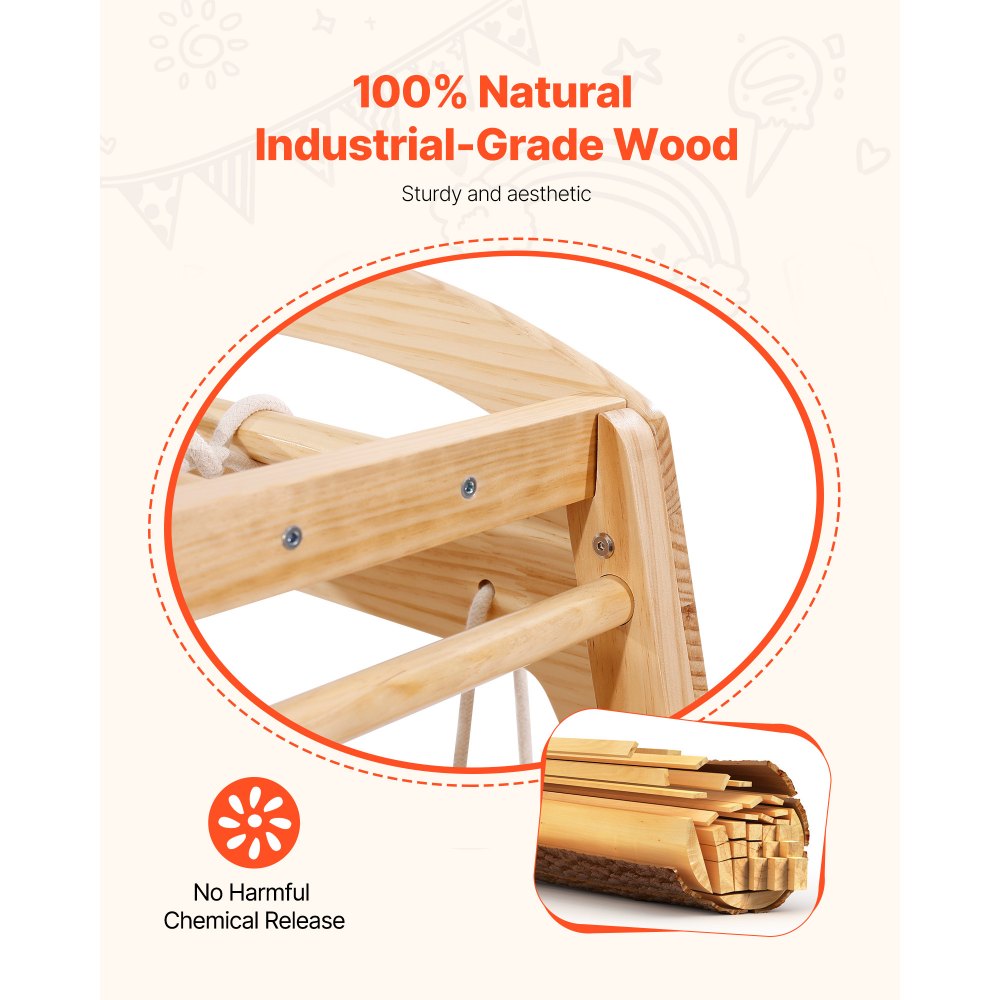 VEVOR Εσωτερικό Γυμναστήριο Ζούγκλας, Εσωτερική Παιδική Χαρά 7 σε 1 για Νήπια, 109 x 120 x 119,5 cm, με Ξύλινη και Σχοινένια Σκάλα, Δίχτυ, Κούνια, Μπάρα Μαϊμούς, Τσουλήθρα, Τοίχο Αναρρίχησης, Ξύλινα Εσωτερικά Παιχνίδια Αναρρίχησης για Παιδιά VEVOR Εσωτερικό Γυμναστήριο Ζούγκλας, Εσωτερική Παιδική Χαρά 7 σε 1 για Νήπια, 109 x 120 x 119,5 cm, με Ξύλινη και Σχοινένια Σκάλα, Δίχτυ, Κούνια, Μπάρα Μαϊμούς, Τσουλήθρα, Τοίχο Αναρρίχησης, Ξύλινα Εσωτερικά Παιχνίδια Αναρρίχησης για Παιδιά