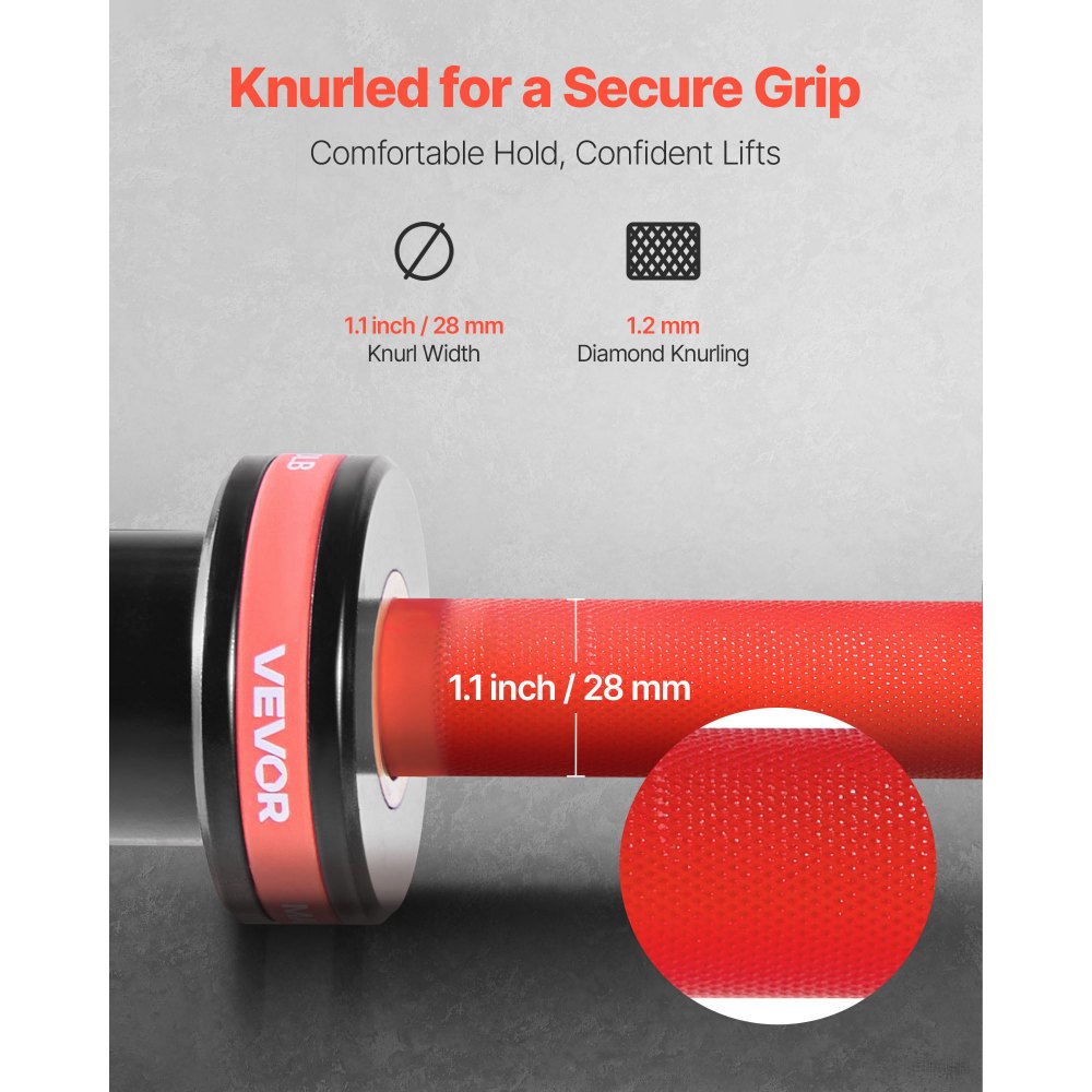 Μπάρα VEVOR 180cm, Κατάλληλη για πλάκες βάρους 2 ιντσών, Μπάρα με ραβδωτή λαβή για προπόνηση δύναμης, άρση βαρών, καθίσματα, άρση θανάτου, πιέσεις πάγκου, κάμψεις, πιέσεις εναέριας κυκλοφορίας, χωρητικότητα 700 λίβρες/317 κιλά Μπάρα VEVOR 180cm, Κατάλληλη για πλάκες βάρους 2 ιντσών, Μπάρα με ραβδωτή λαβή για προπόνηση δύναμης, άρση βαρών, καθίσματα, άρση θανάτου, πιέσεις πάγκου, κάμψεις, πιέσεις εναέριας κυκλοφορίας, χωρητικότητα 700 λίβρες/317 κιλά