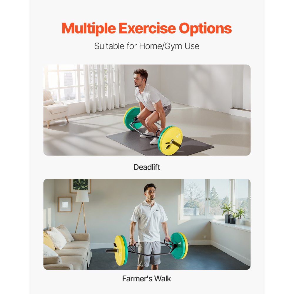 VEVOR Trap Bar Hex Bar, Μπάρα Hex 50mm, Μπάρες ώμων χωρητικότητας 360 kg με λαβές με ραβδώσεις, Εξοπλισμός άρσης βαρών και ενδυνάμωσης, Γυμναστήριο στο σπίτι για καθίσματα, άρσεις θανάτου, πιέσεις ώμων, μαύρο VEVOR Trap Bar Hex Bar, Μπάρα Hex 50mm, Μπάρες ώμων χωρητικότητας 360 kg με λαβές με ραβδώσεις, Εξοπλισμός άρσης βαρών και ενδυνάμωσης, Γυμναστήριο στο σπίτι για καθίσματα, άρσεις θανάτου, πιέσεις ώμων, μαύρο