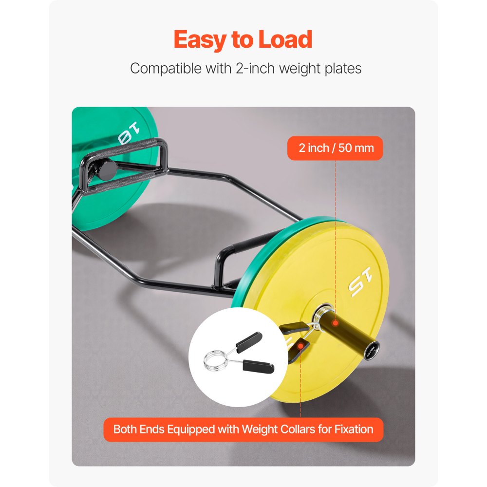 VEVOR Trap Bar Hex Bar, Μπάρα Hex 50mm, Μπάρες ώμων χωρητικότητας 360 kg με λαβές με ραβδώσεις, Εξοπλισμός άρσης βαρών και ενδυνάμωσης, Γυμναστήριο στο σπίτι για καθίσματα, άρσεις θανάτου, πιέσεις ώμων, μαύρο VEVOR Trap Bar Hex Bar, Μπάρα Hex 50mm, Μπάρες ώμων χωρητικότητας 360 kg με λαβές με ραβδώσεις, Εξοπλισμός άρσης βαρών και ενδυνάμωσης, Γυμναστήριο στο σπίτι για καθίσματα, άρσεις θανάτου, πιέσεις ώμων, μαύρο