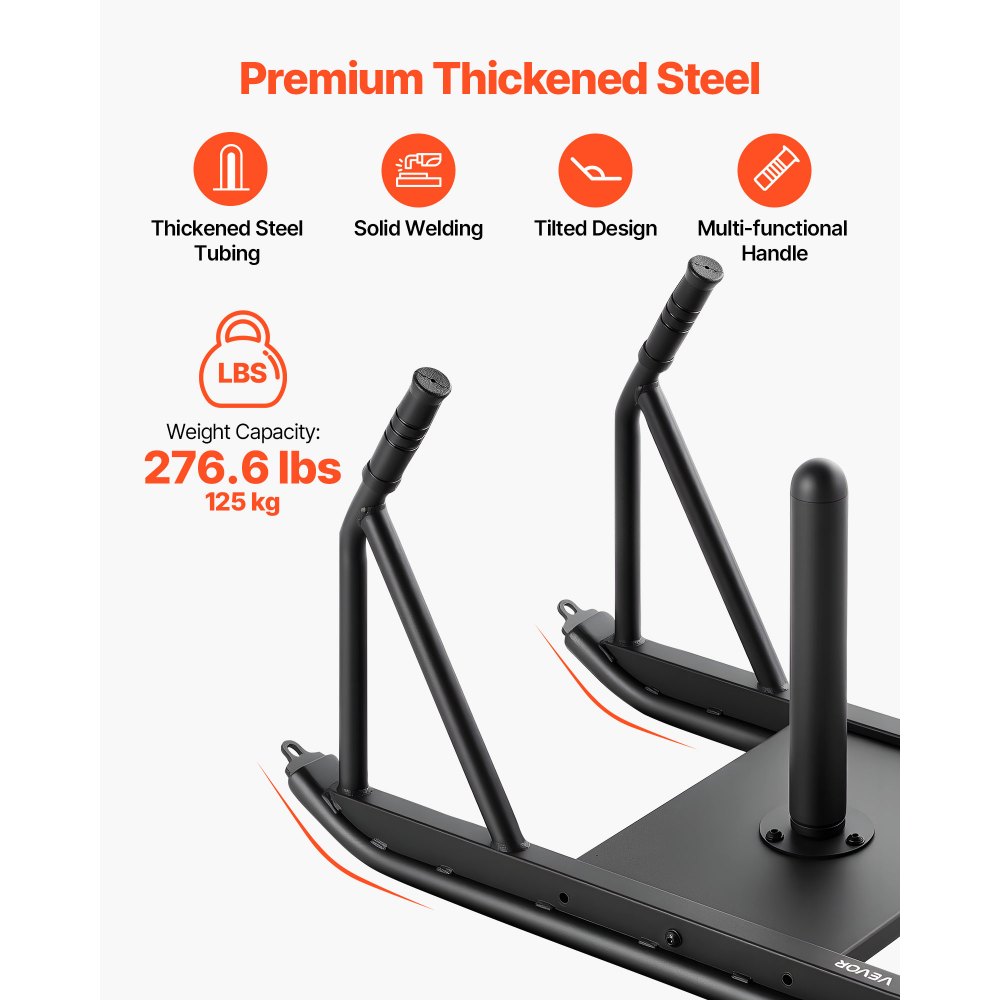 Έλκηθρο Βαρών VEVOR, Ατσάλινο Έλκηθρο Ισχύος, Έλκηθρα Γυμναστικής για Βελτίωση Ταχύτητας Αθλητικής Άσκησης, Εξοπλισμός Γυμναστικής με Λαβή, Συμβατό με Πλάκες Βαρών 25/51 mm, Μαύρο Έλκηθρο Βαρών VEVOR, Ατσάλινο Έλκηθρο Ισχύος, Έλκηθρα Γυμναστικής για Βελτίωση Ταχύτητας Αθλητικής Άσκησης, Εξοπλισμός Γυμναστικής με Λαβή, Συμβατό με Πλάκες Βαρών 25/51 mm, Μαύρο